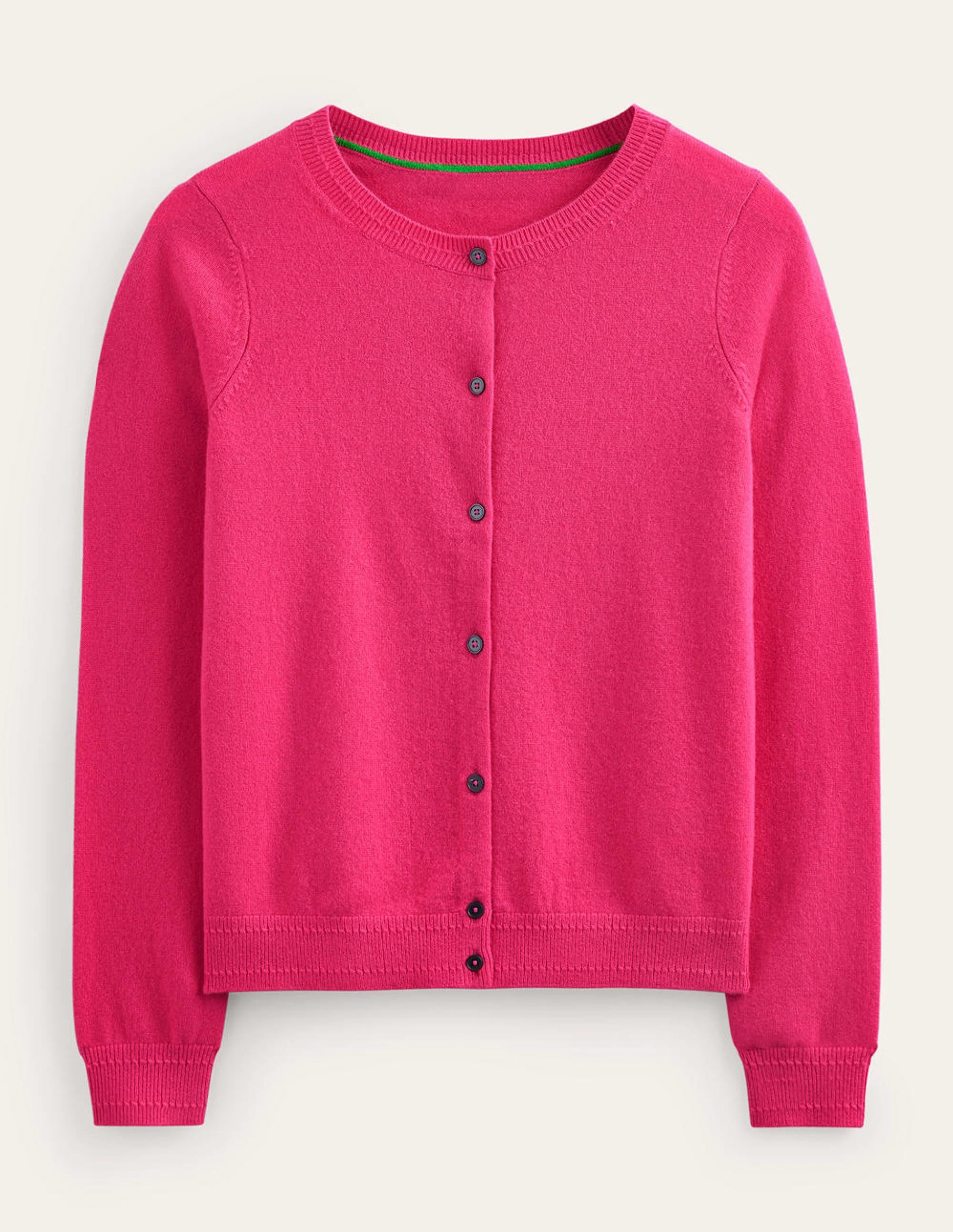 Eva Kaschmir-Strickjacke mit Rundhalsausschnitt-Jazzy - Image 6