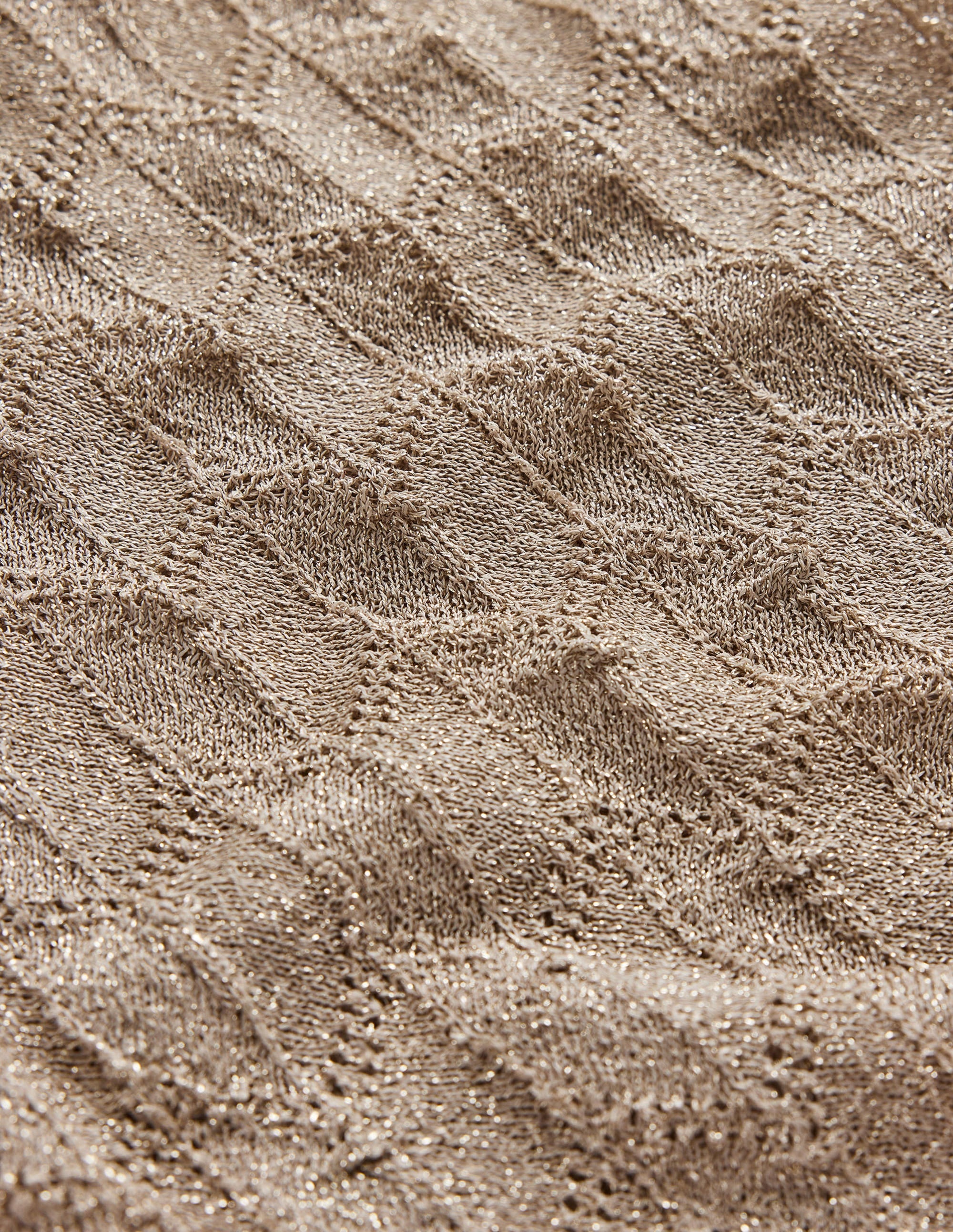 Knitted Beach Trousers-Metallic Stone - Image 6
