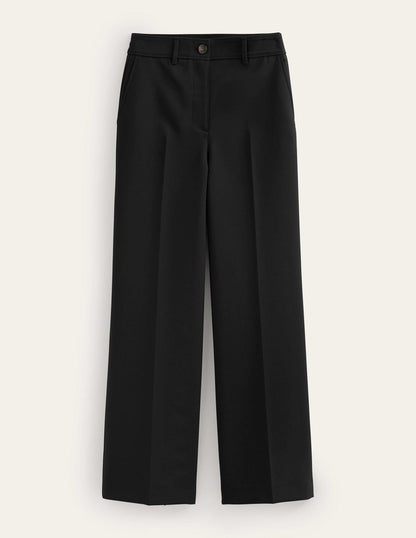 Westbourne Wide Leg Trousers-Black