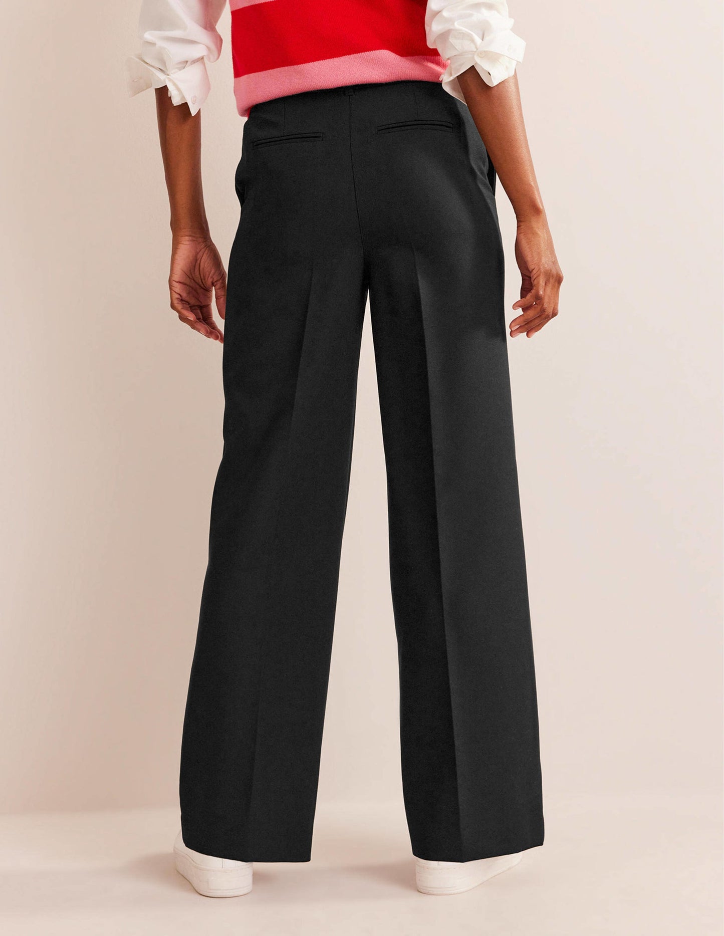 Westbourne Wide Leg Trousers-Black