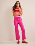 Pantalon Chelsea en bi-stretch-Magenta