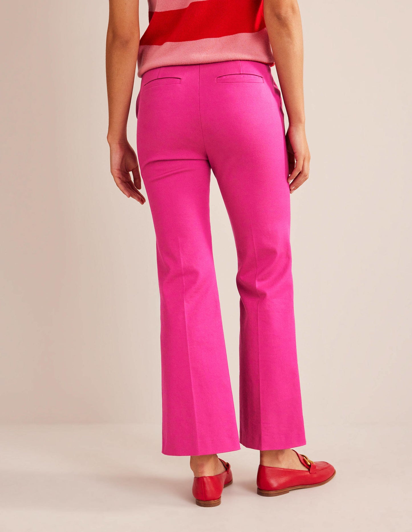 Chelsea Bi-stretch Trousers-Magenta