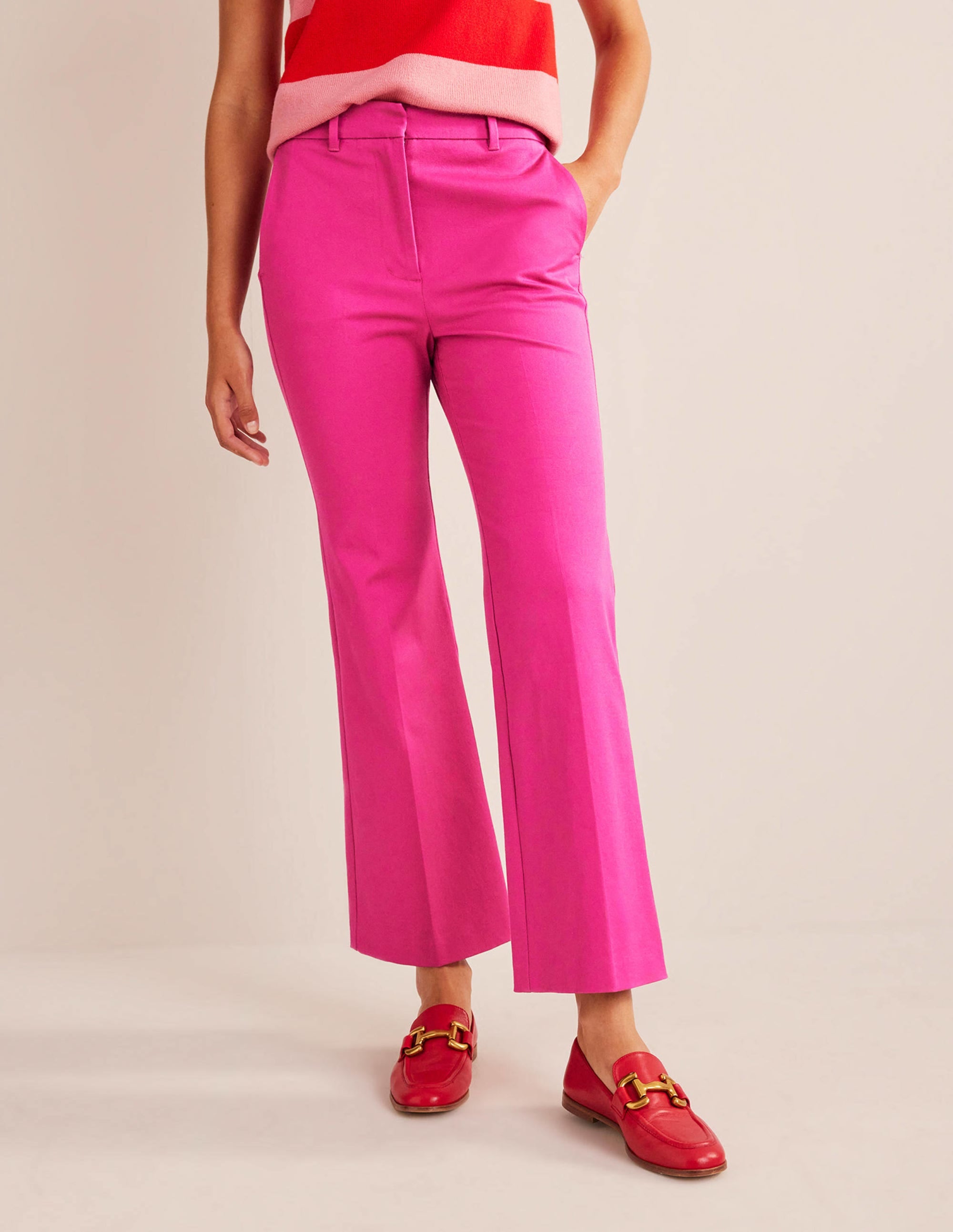 Pantalon Chelsea en bi-stretch-Magenta - Image 4