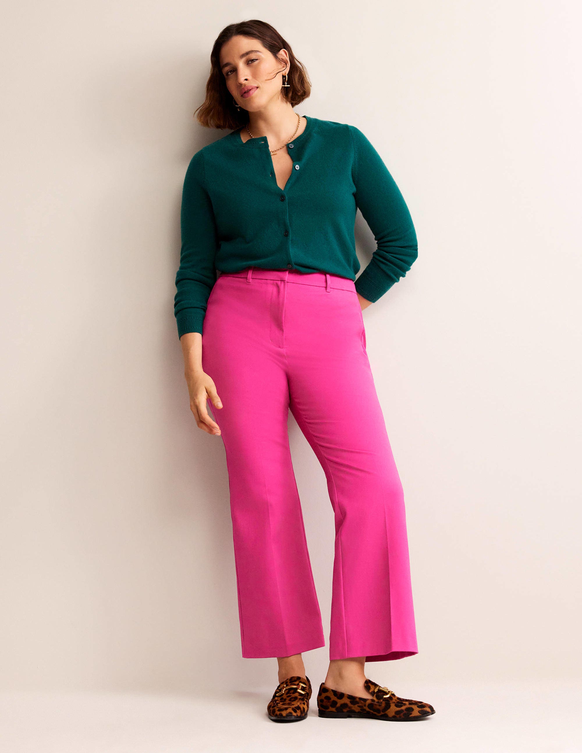Pantalon Chelsea en bi-stretch-Magenta - Image 5