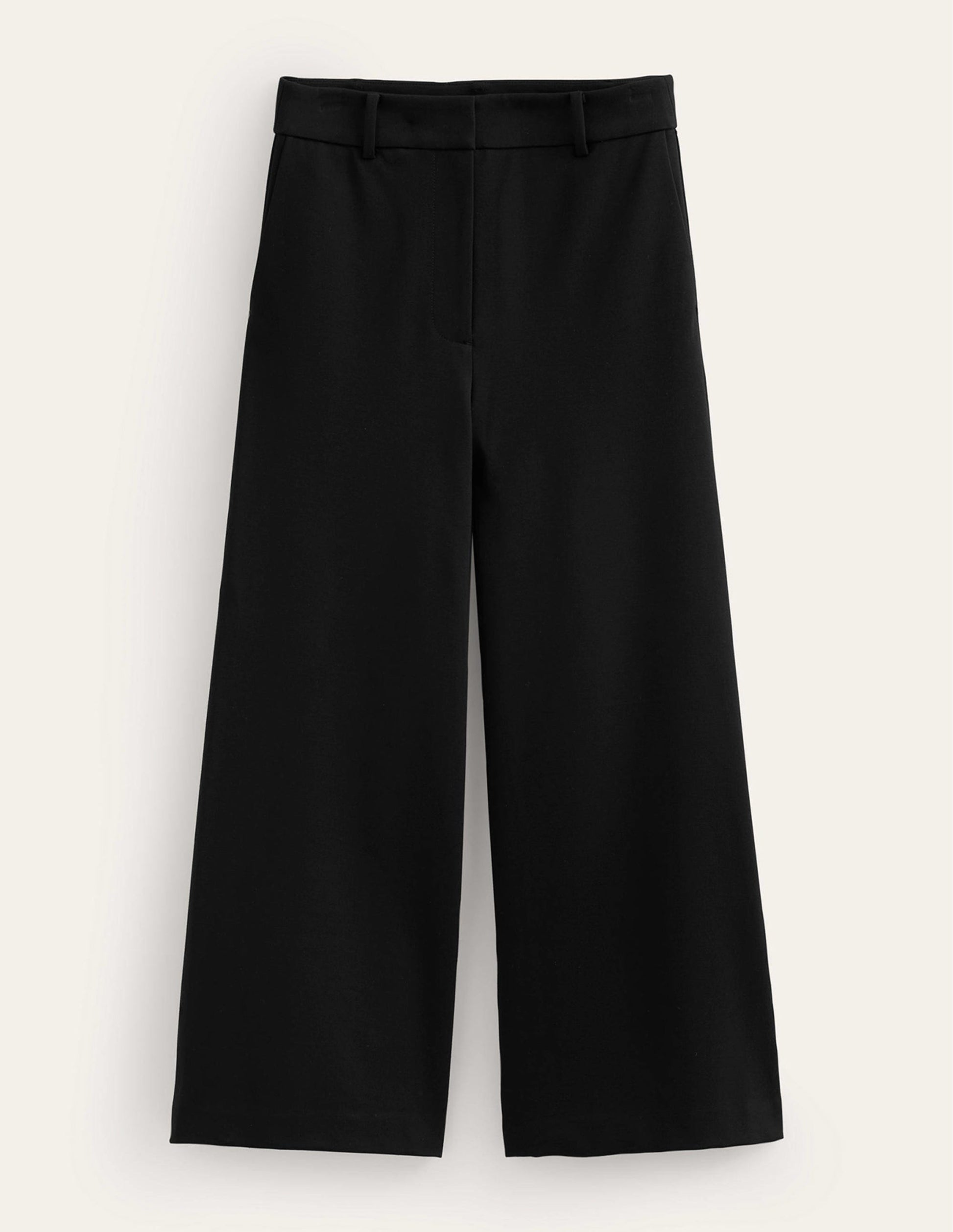Jupe-culotte large en jersey-Noir-5