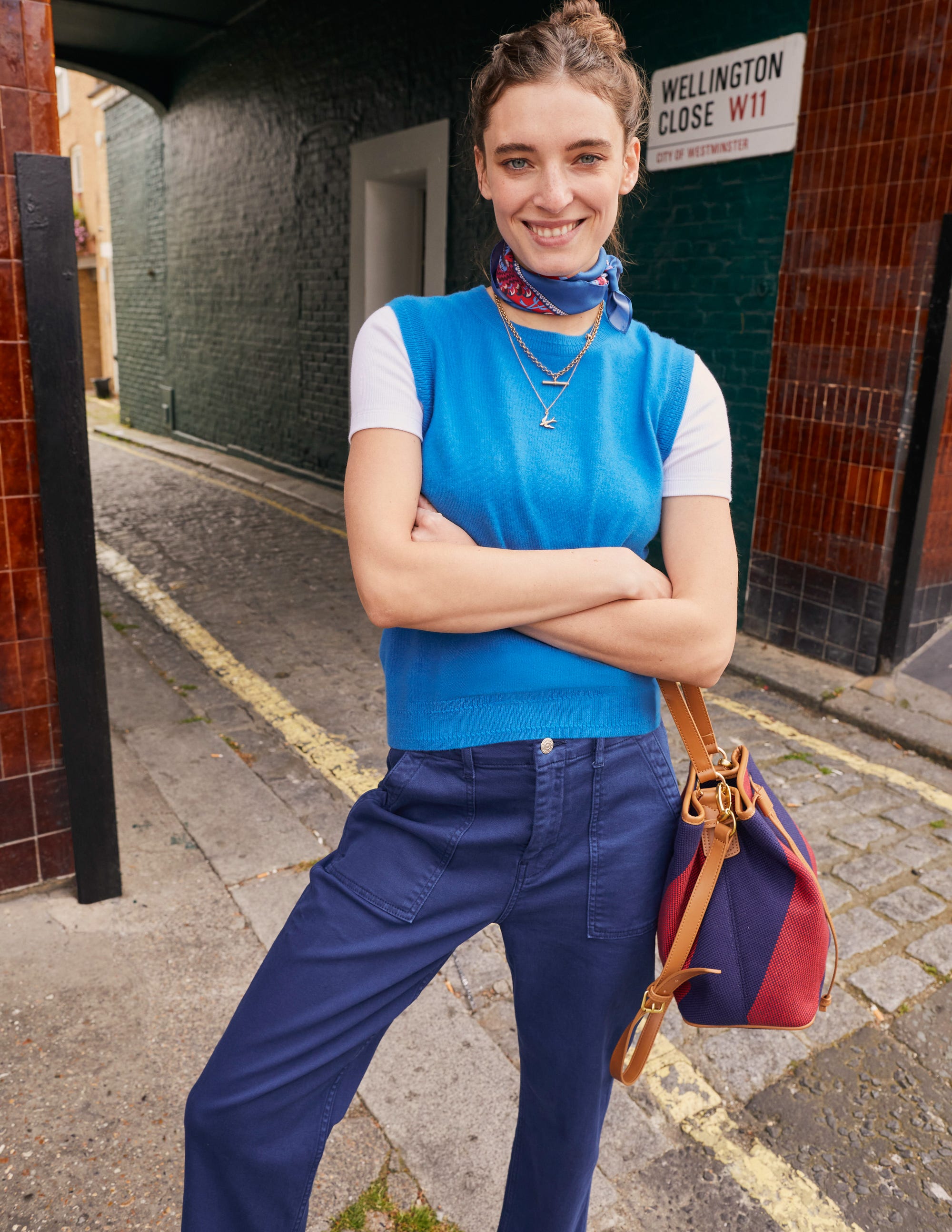 Kensington Freizeithose-Marineblau - Image 6