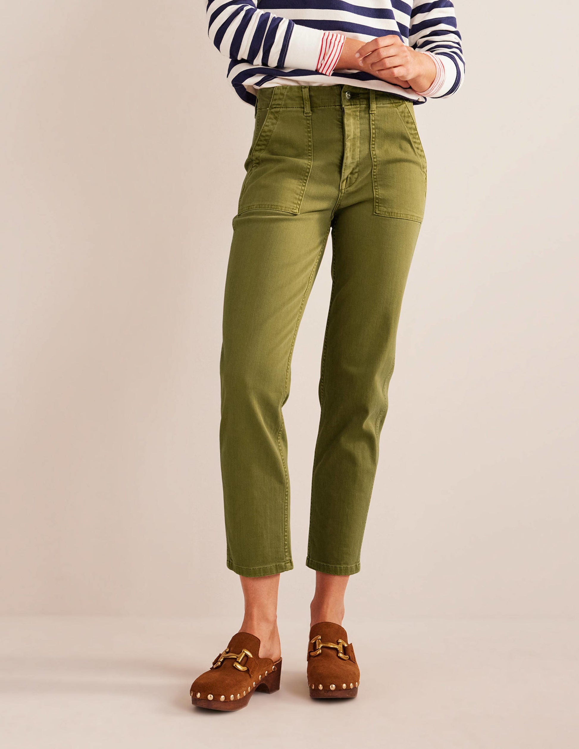 Kensington Casual Trousers-Khaki-4