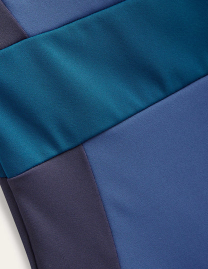 Maillot de bain dos-nu Santorini-Globe, colourblock minuit-6