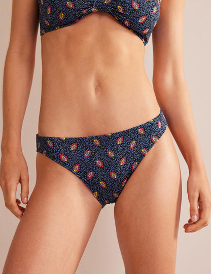 Classic Bikini Bottoms-Nero, Celosia Bud