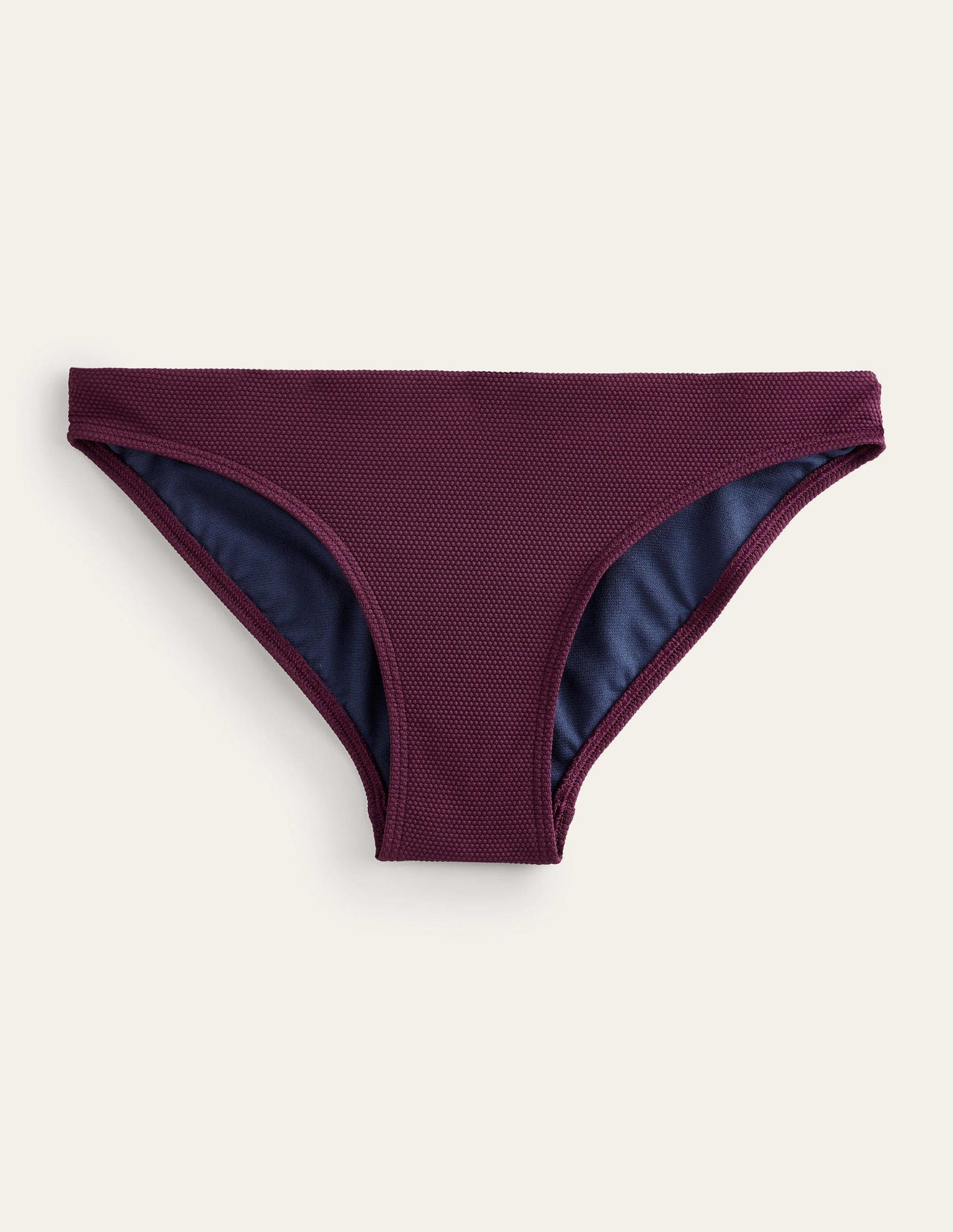 Bas de bikini Arezzo texturé-Rayon de miel aronia