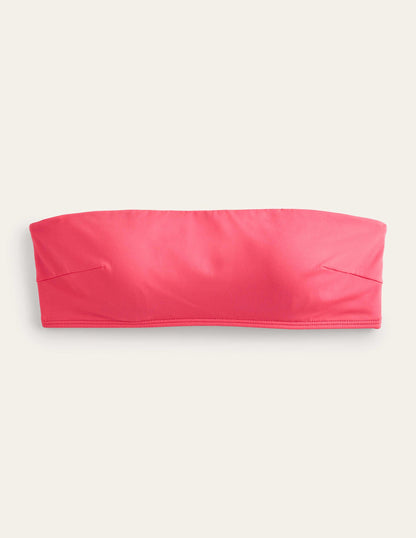 Haut de bikini bandeau à armatures-Baie rose-5