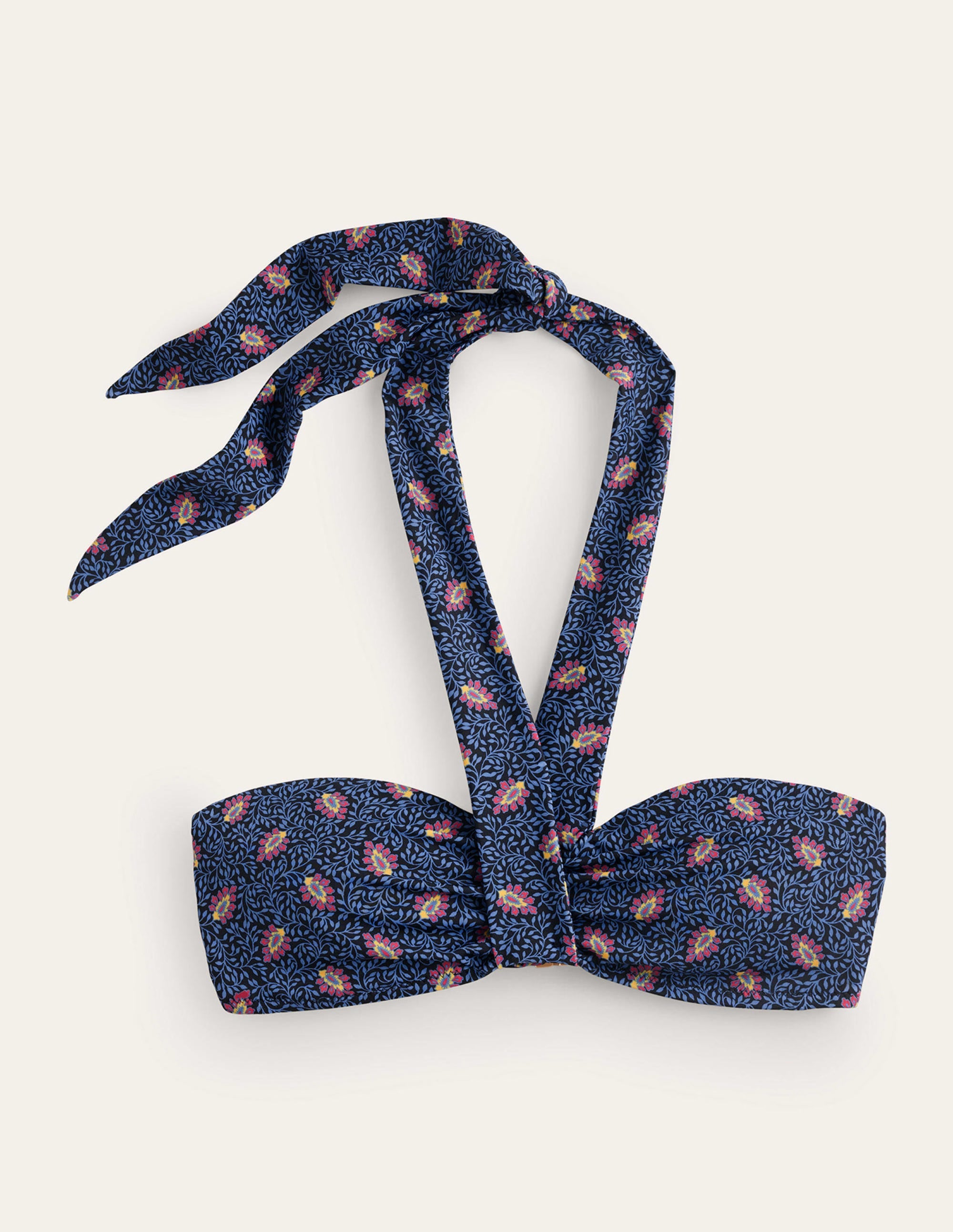 Bandeau-Bikinioberteil mit Neckholder-Nero, Celosia Bud - Image 5