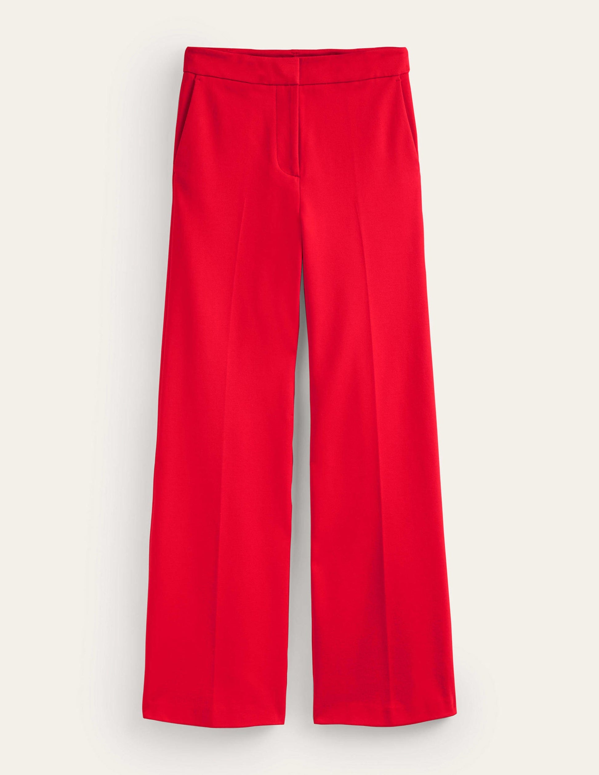 Pantalon Westbourne en point de Rome-Piment fort-8
