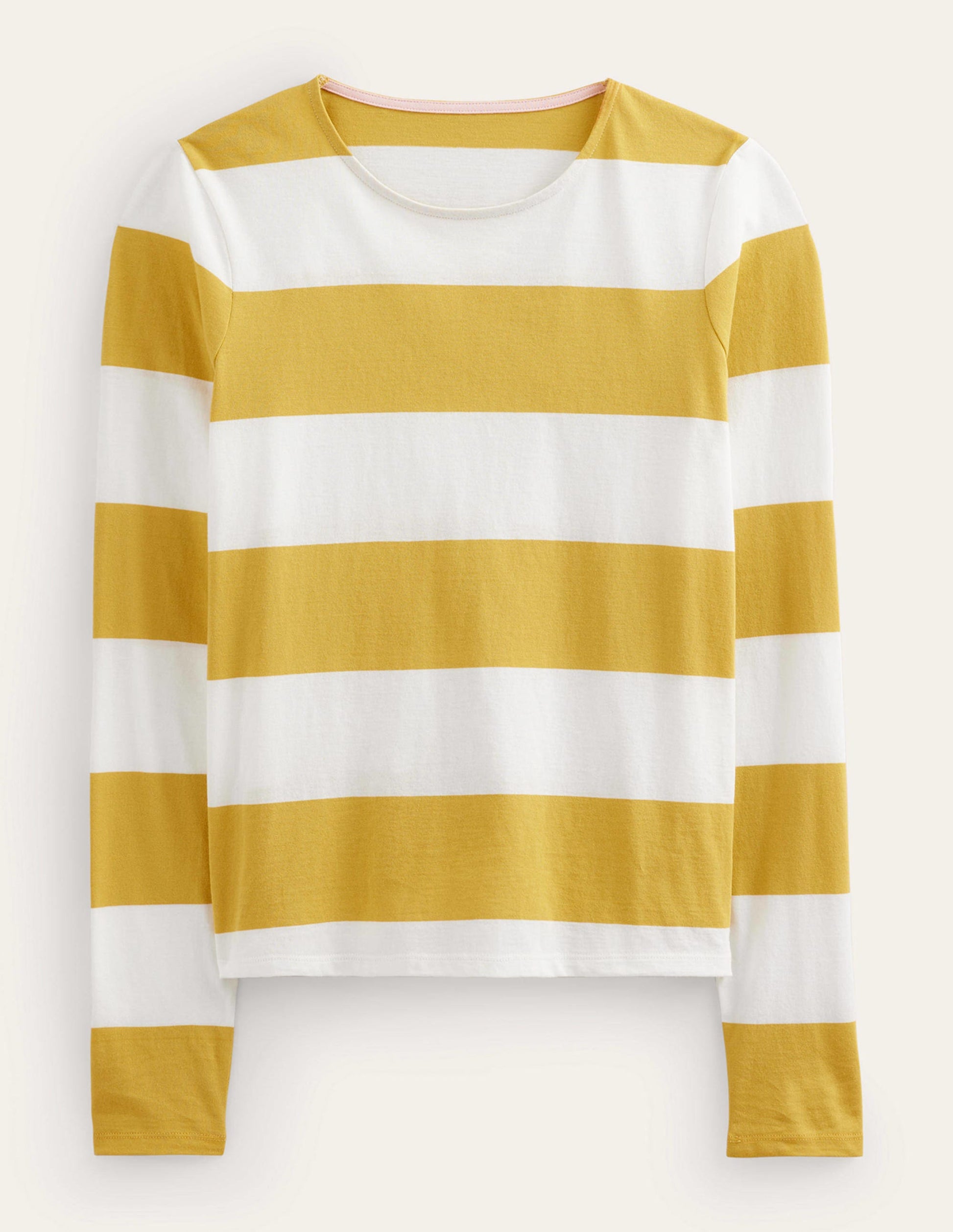 Bea Long Sleeve Breton-Ivory, Yellow-5