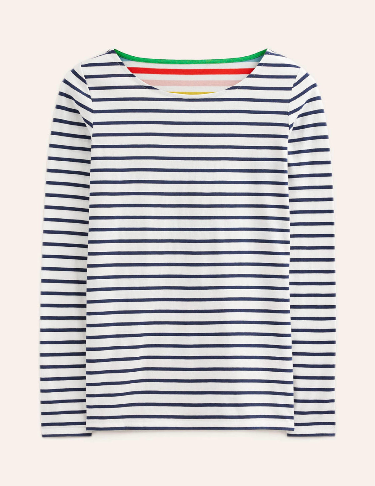 Ella Breton-Shirt mit langen Ärmeln-Regenbogen Bunt Gestreift - Image 5