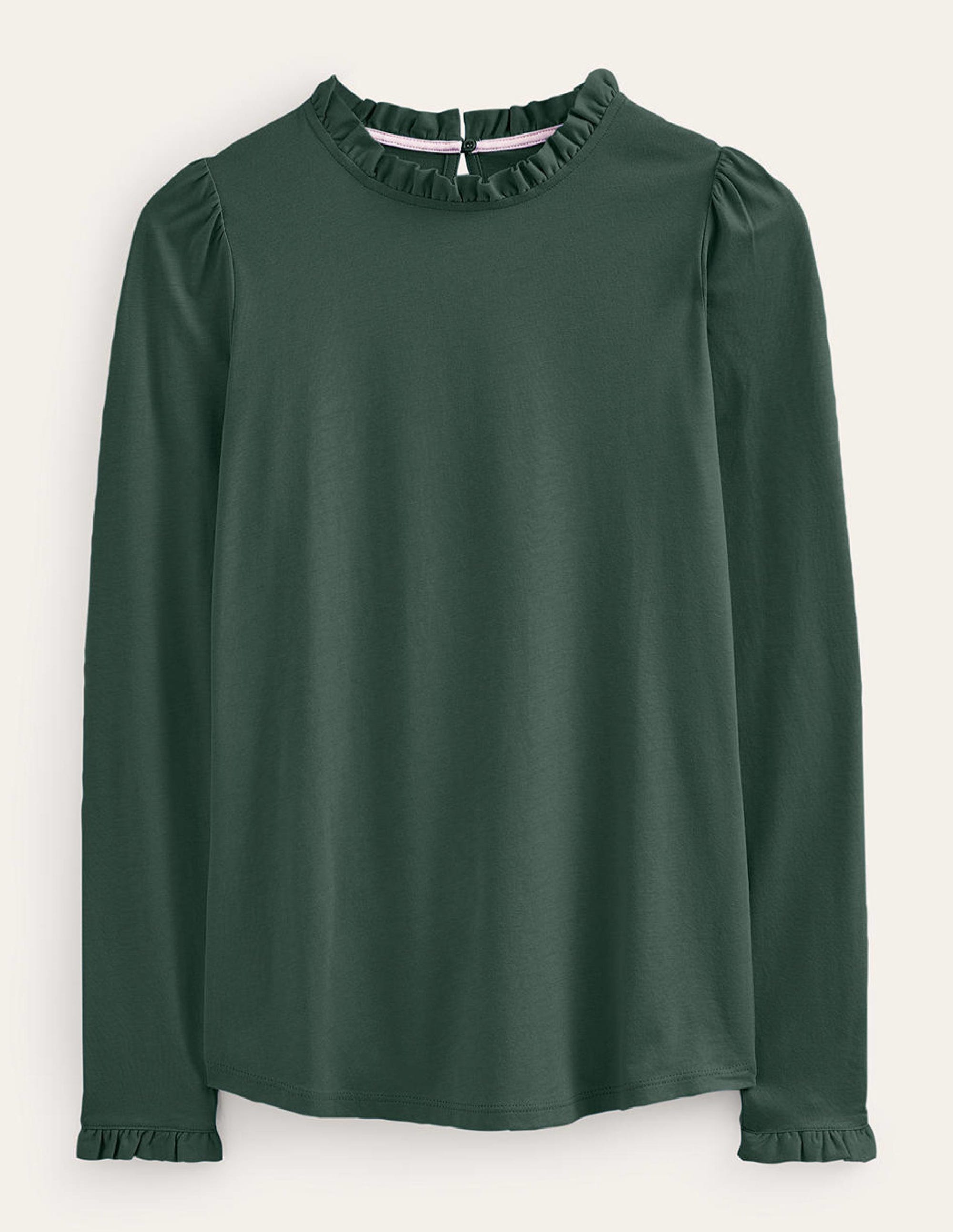 Top volanté ultra-doux-Vert Chatsworth - Image 5
