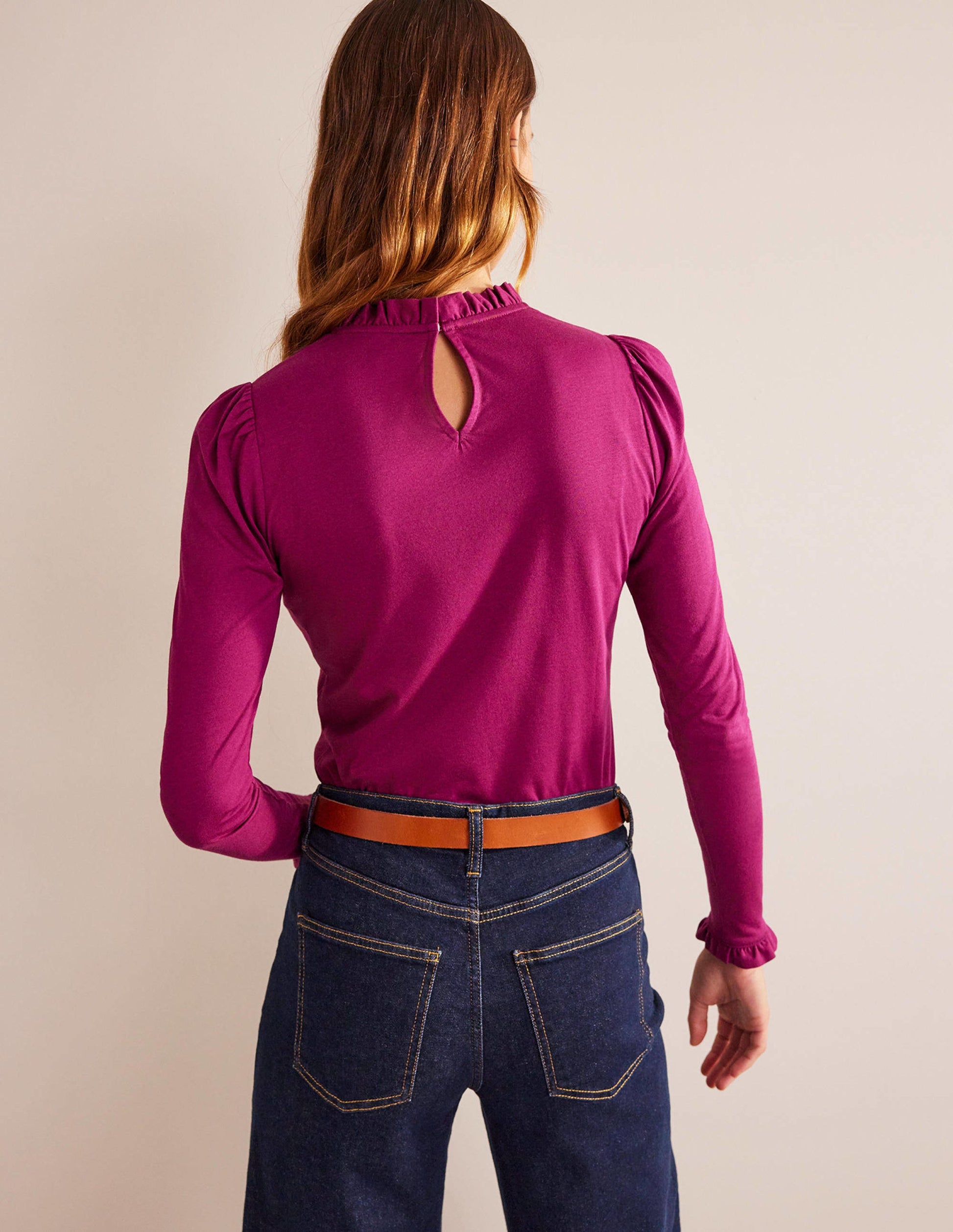 Top volanté ultra-doux-Prune de Damas-3