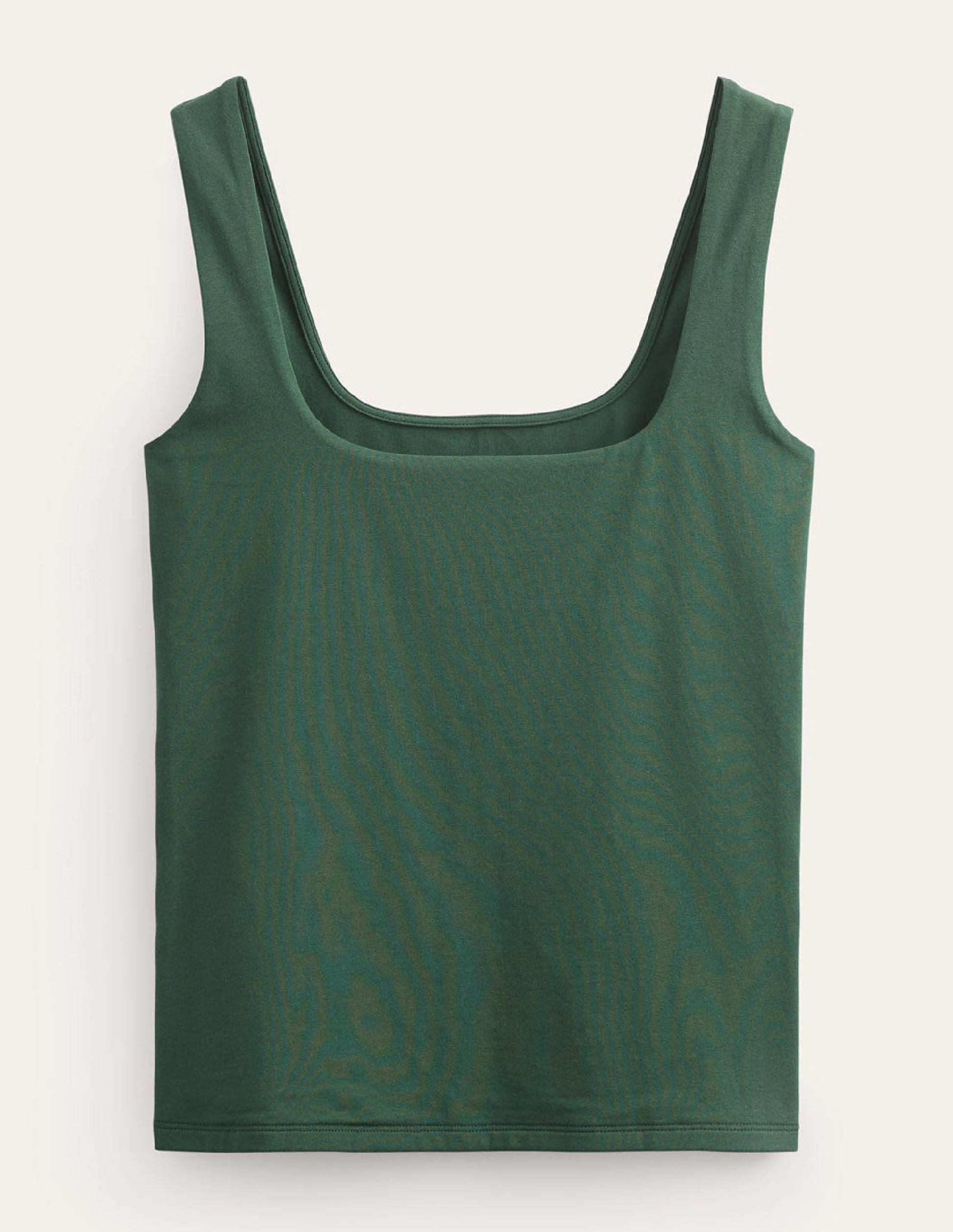 Doppellagiges Tanktop mit eckigem Ausschnitt-Chatsworth-Grün-5