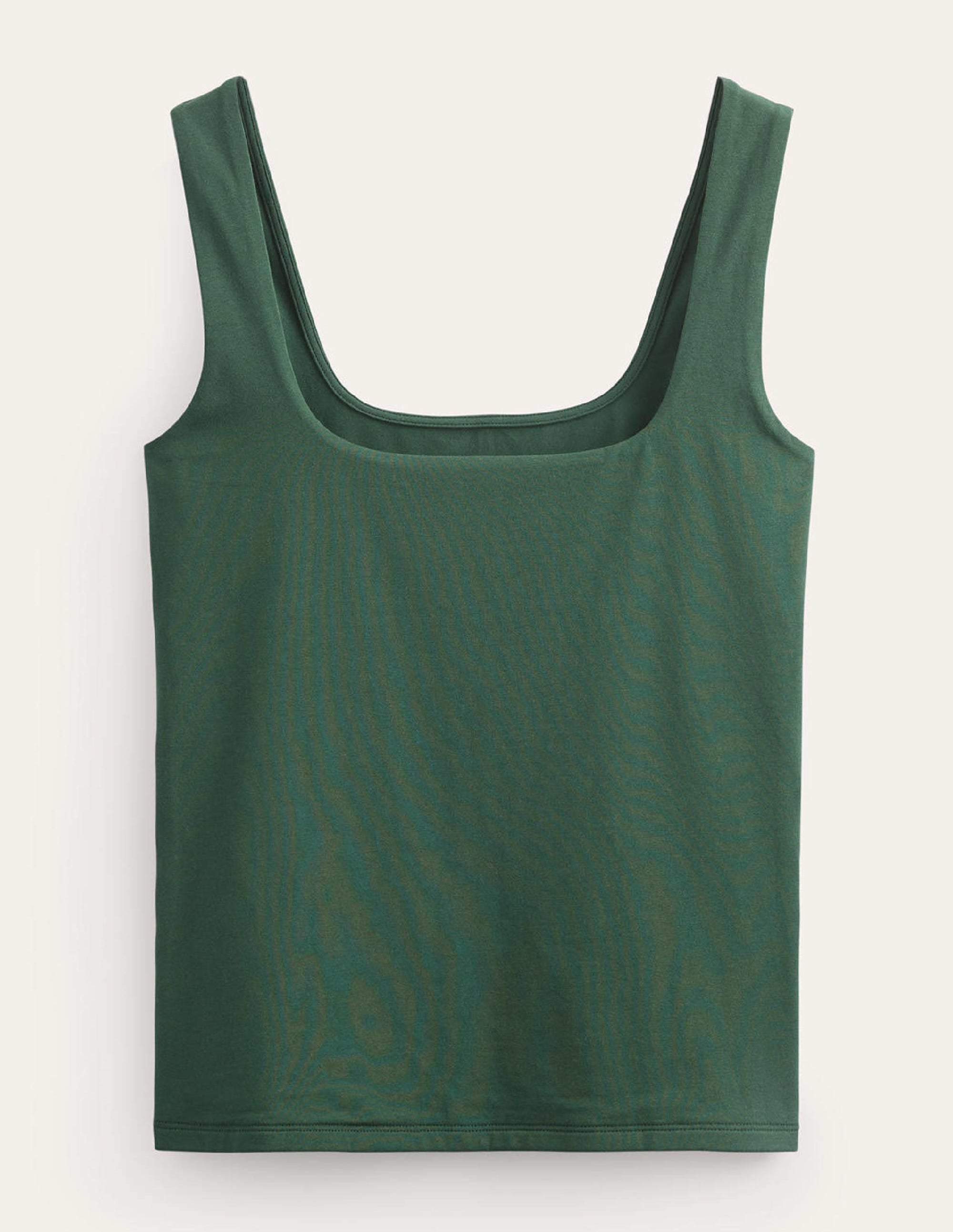 Doppellagiges Tanktop mit eckigem Ausschnitt-Chatsworth-Grün - Image 5