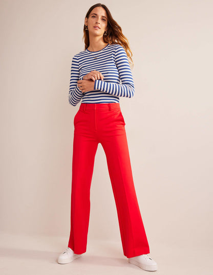 Alice T-Shirt mit Rippstruktur-Lapisblau, Naturweiß Gestreift-4