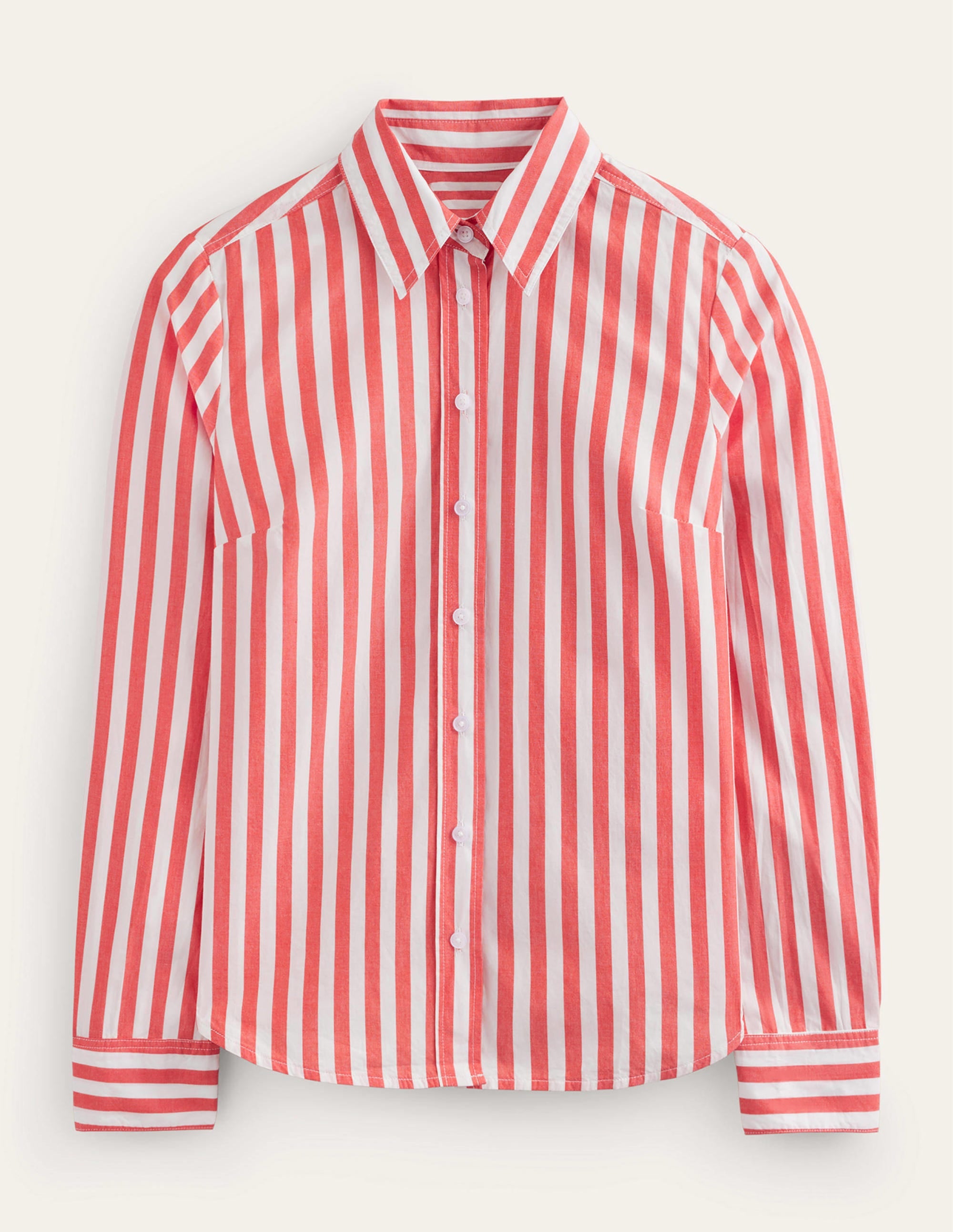 Chemise Sienna en coton-Leuchtend Rote Streifen - Image 8
