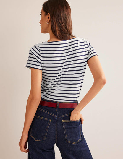 Marinière Ella à manches courtes-Black-3