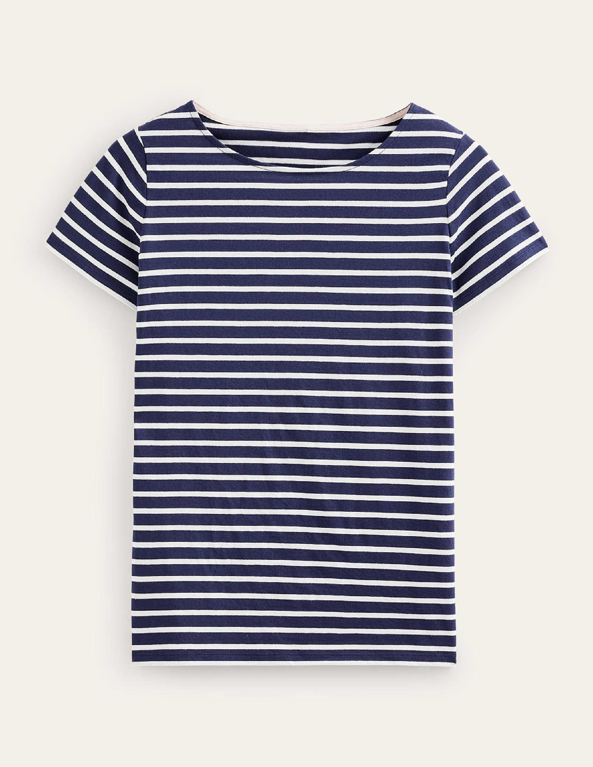 Ella Bretonshirt mit kurzen Ärmeln-Black - Image 6