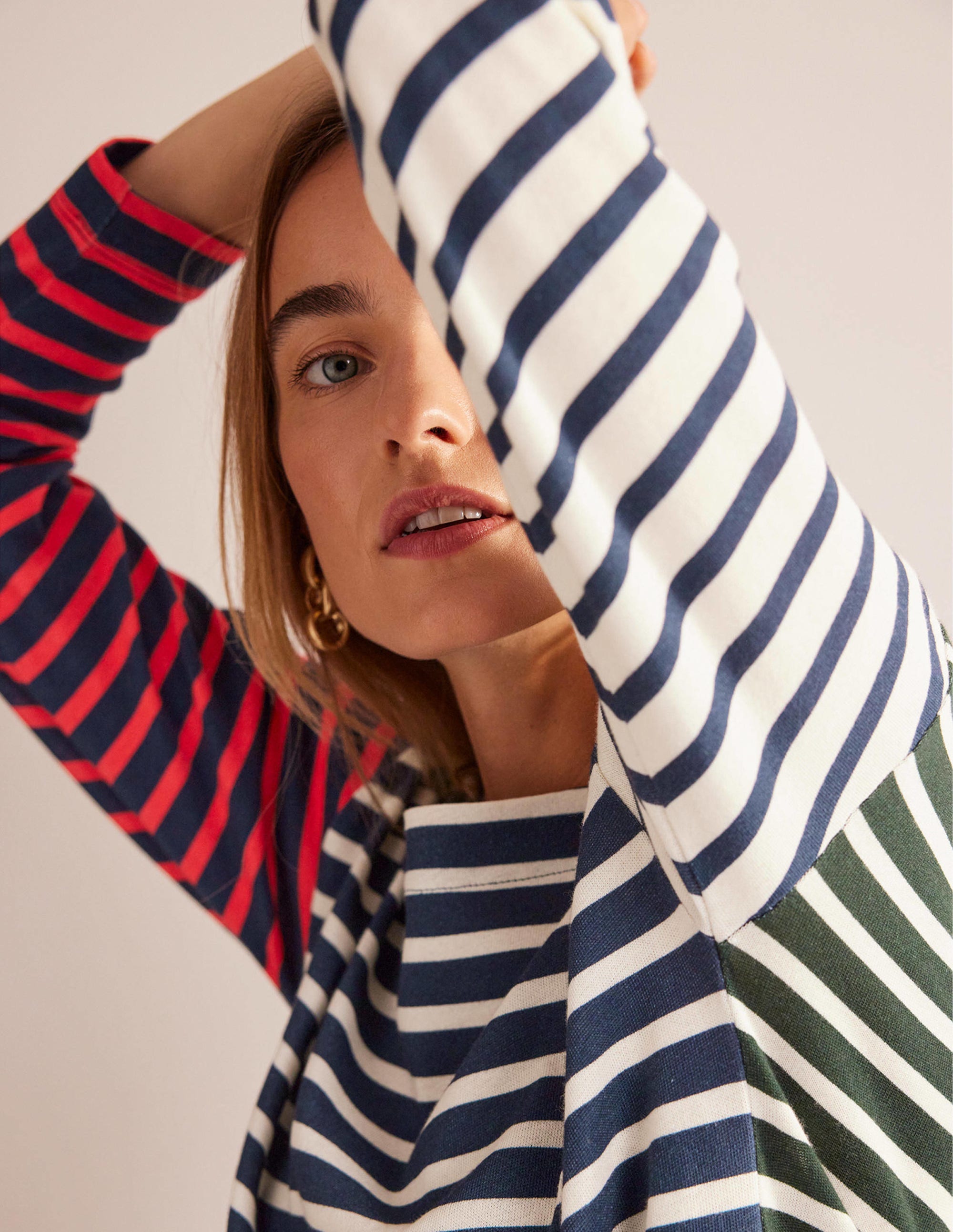 Sophie Hotchpotch Breton-Oberteil-Kuddelmuddel Bunt Gestreift - Image 2