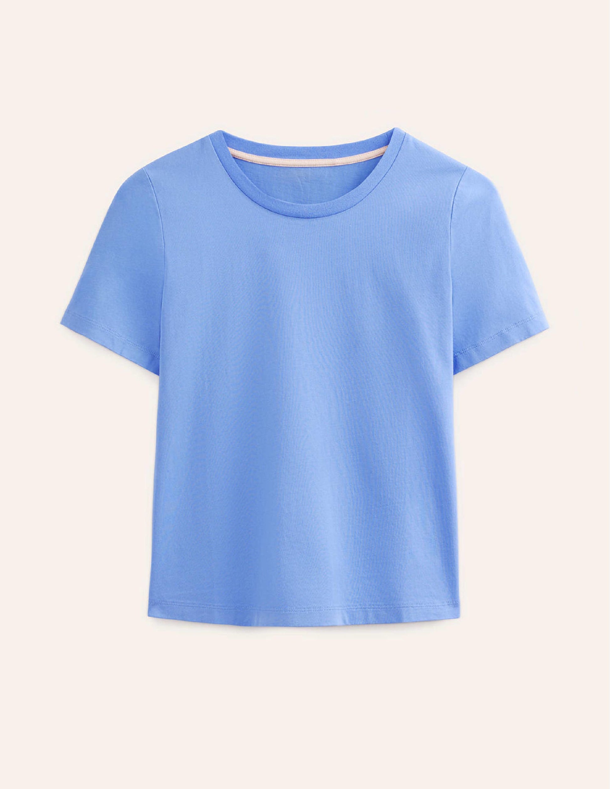 T-shirt col rond 100% coton-Marina-5