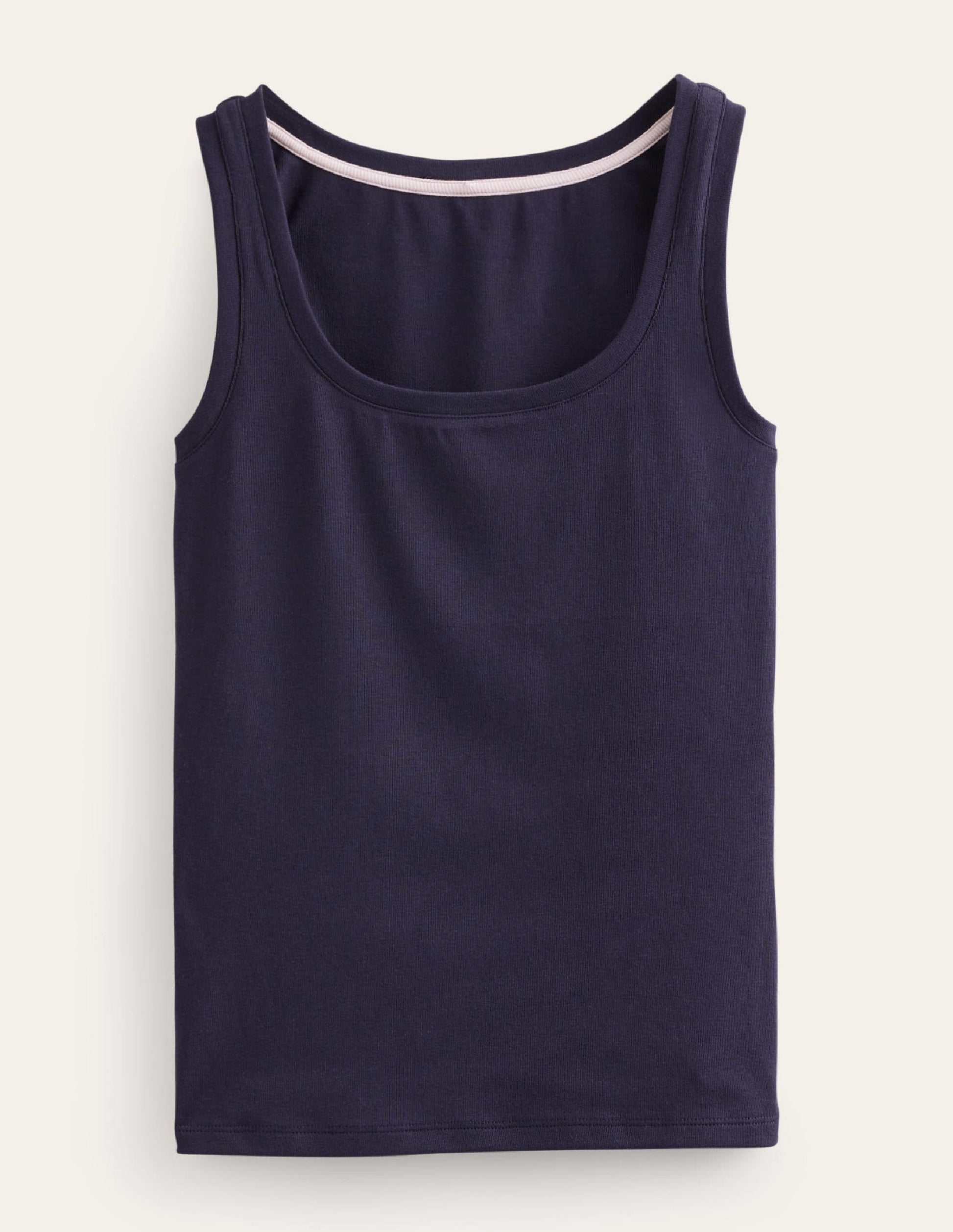 Essential Scoop-Neck Vest-Navy-5