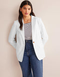 Cambridge Leinenblazer-Weiß