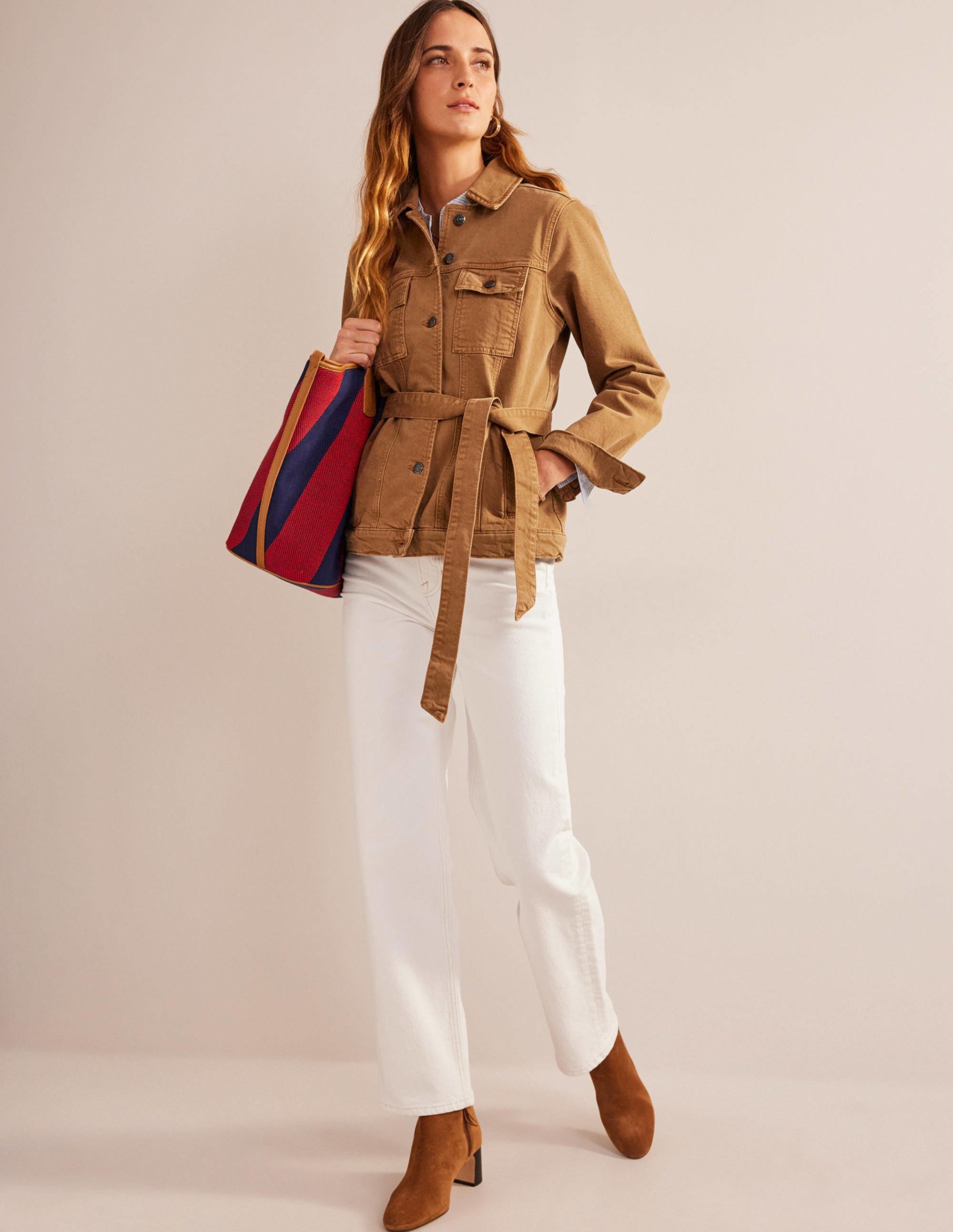 Jeansjacke mit Gürtel-Raue Umbra - Image 5