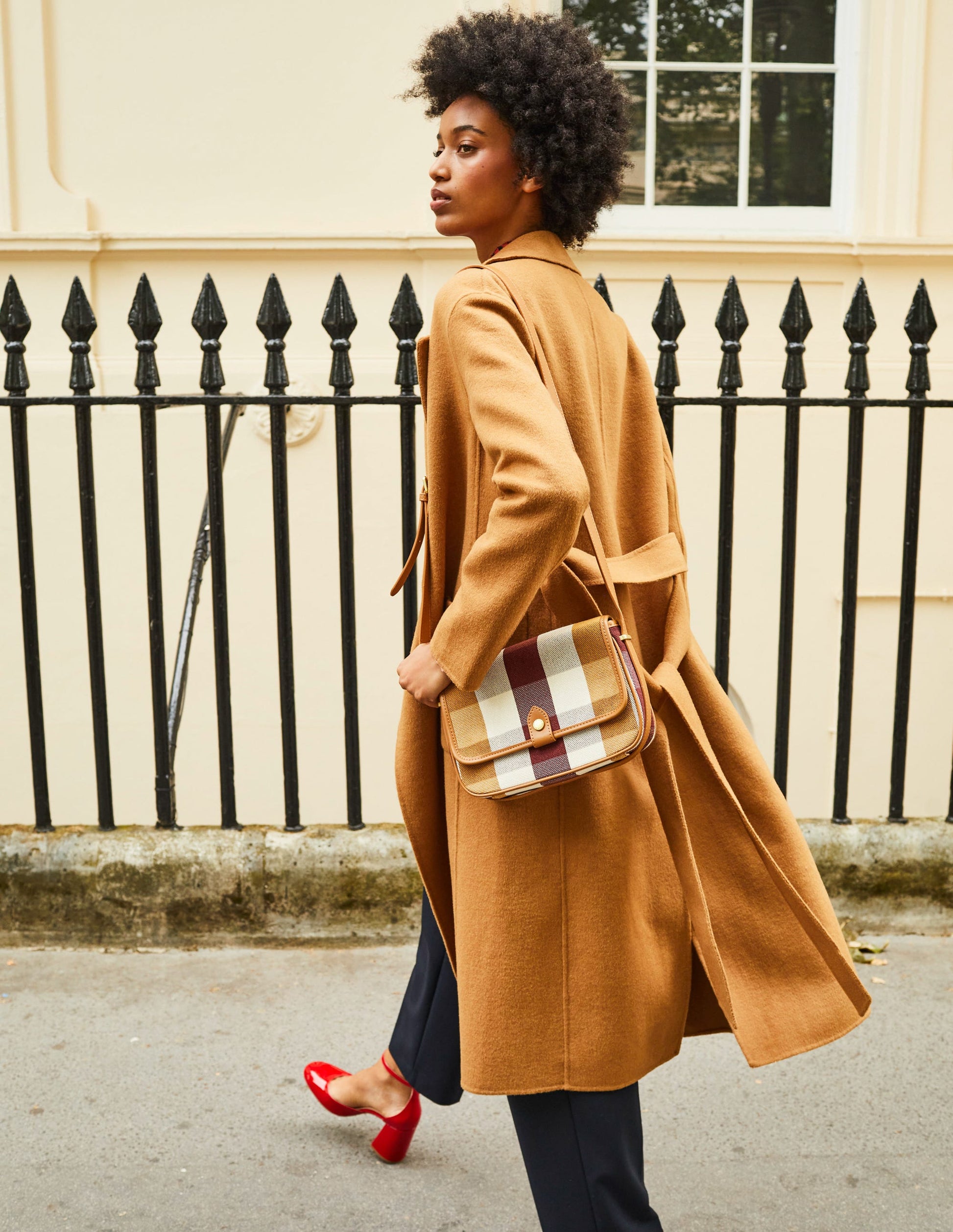 Bristol Mantel aus Wollmischung-Kamelbraun-6