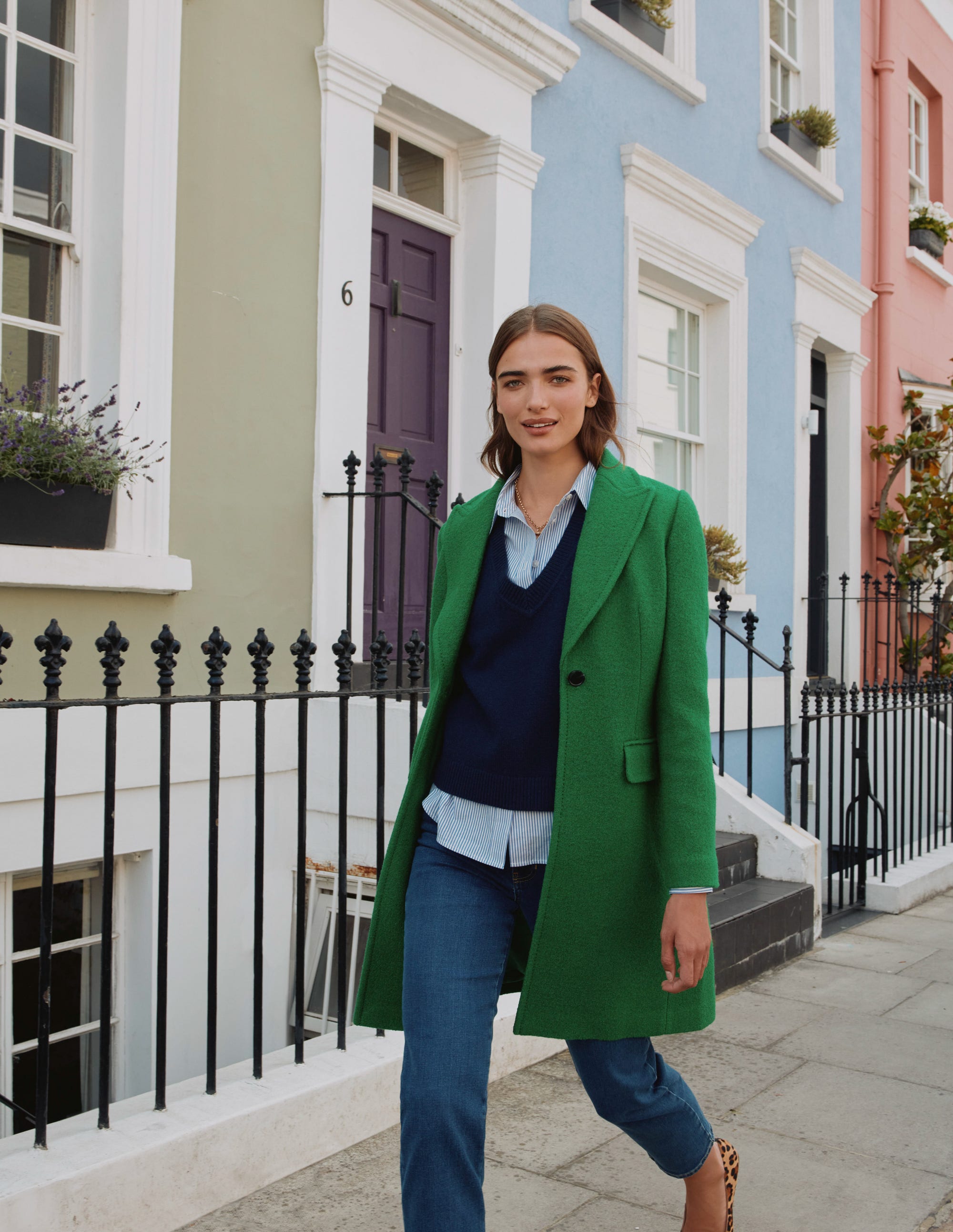 Manteau Canterbury texturé-Vert - Image 5
