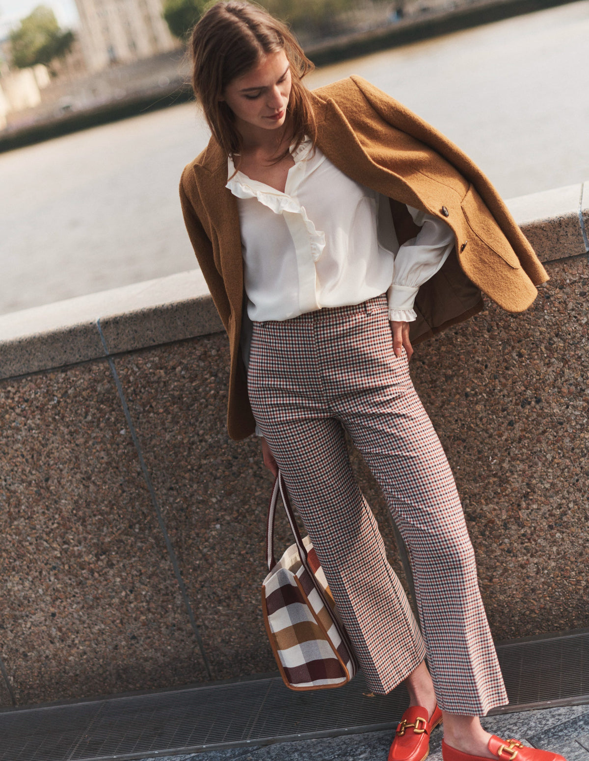 Der Marylebone Blazer mit Struktur-Kamelbraun-6