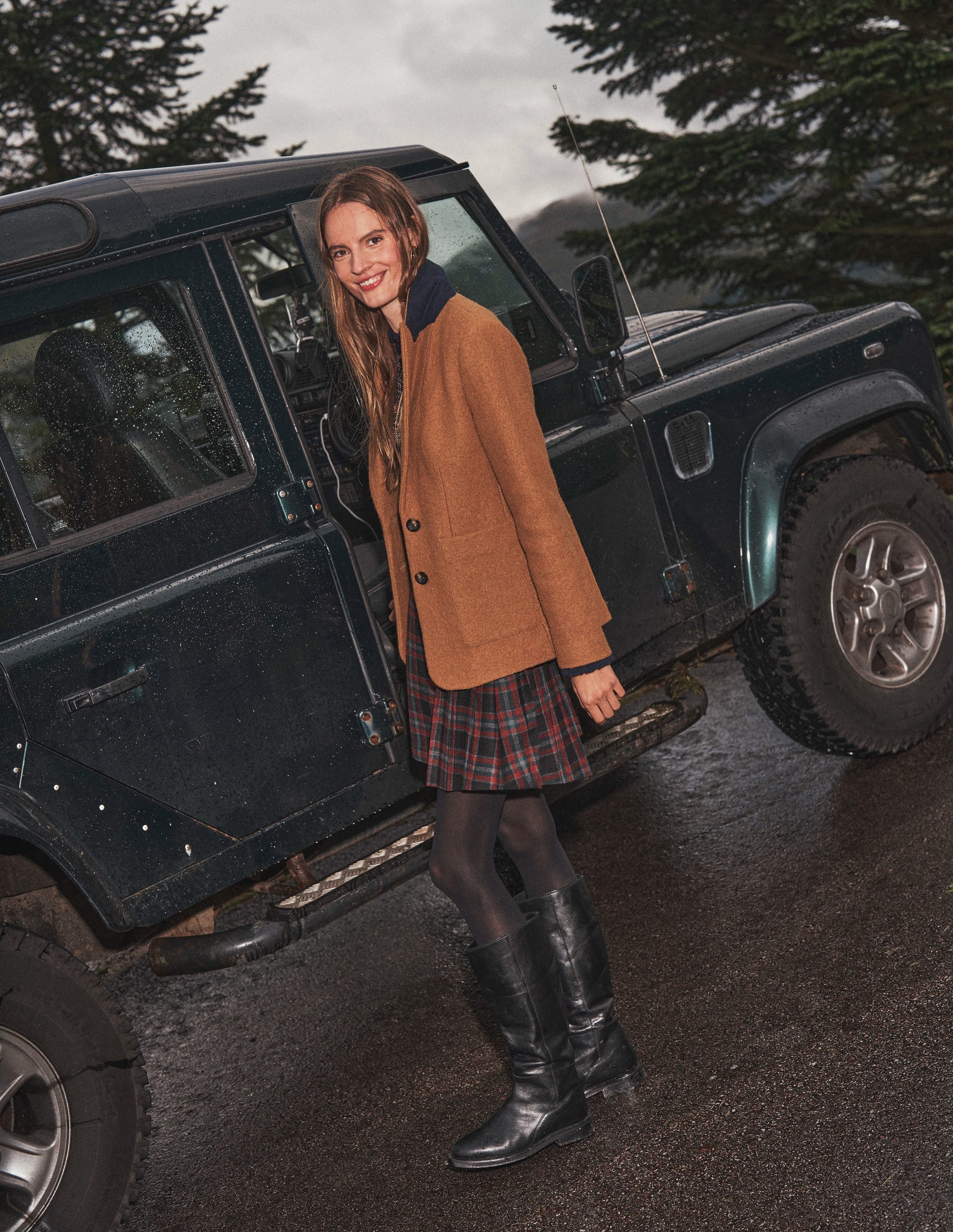 Der Marylebone Blazer mit Struktur-Kamelbraun-7