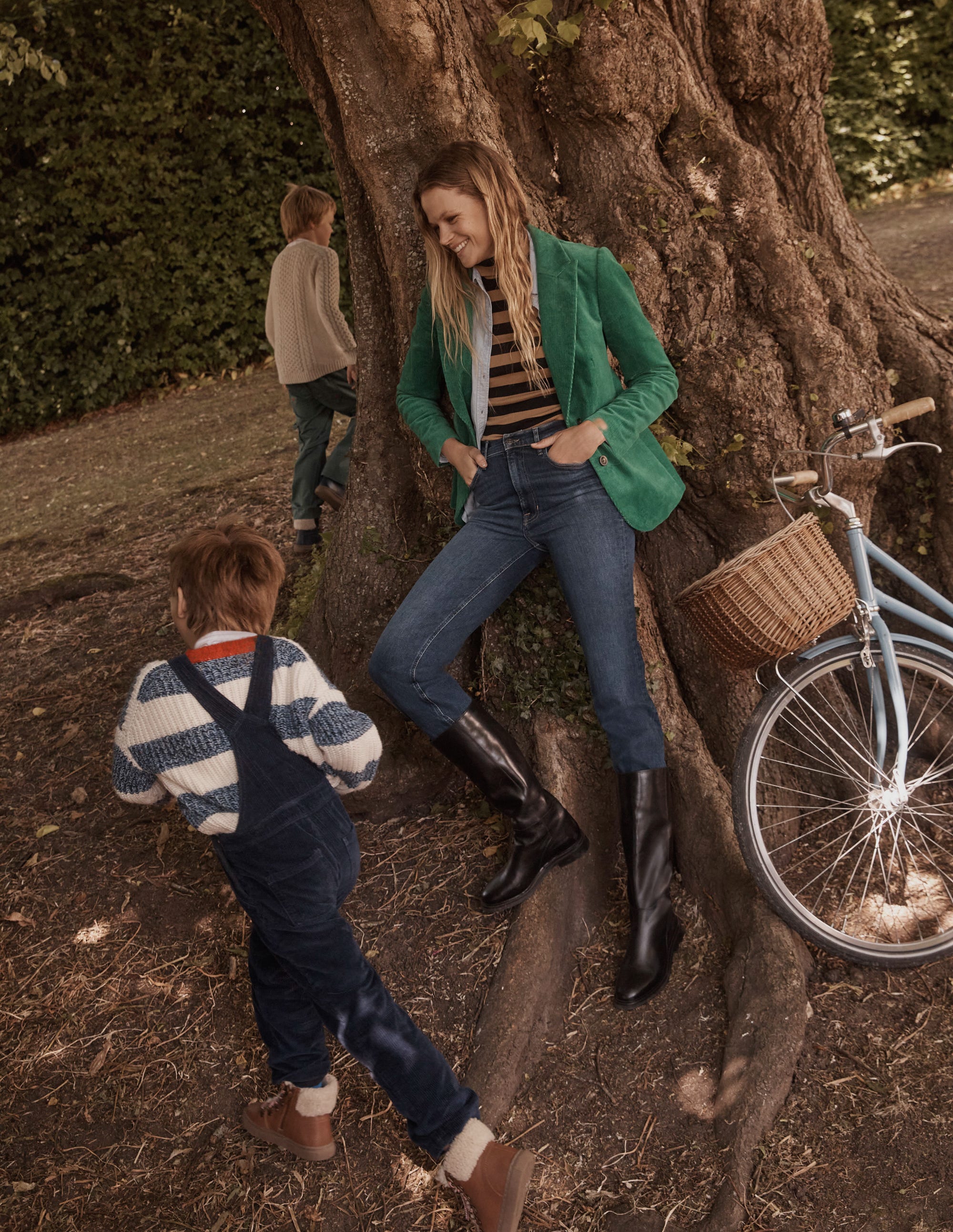 Blazer Marylebone en velours-Vert des Highlands - Image 5