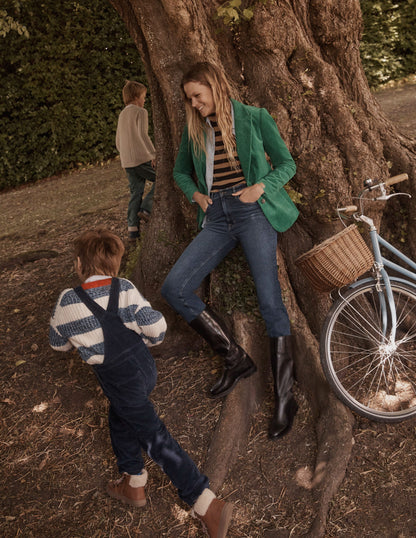 The Marylebone Cord-Blazer-Highland-Grün