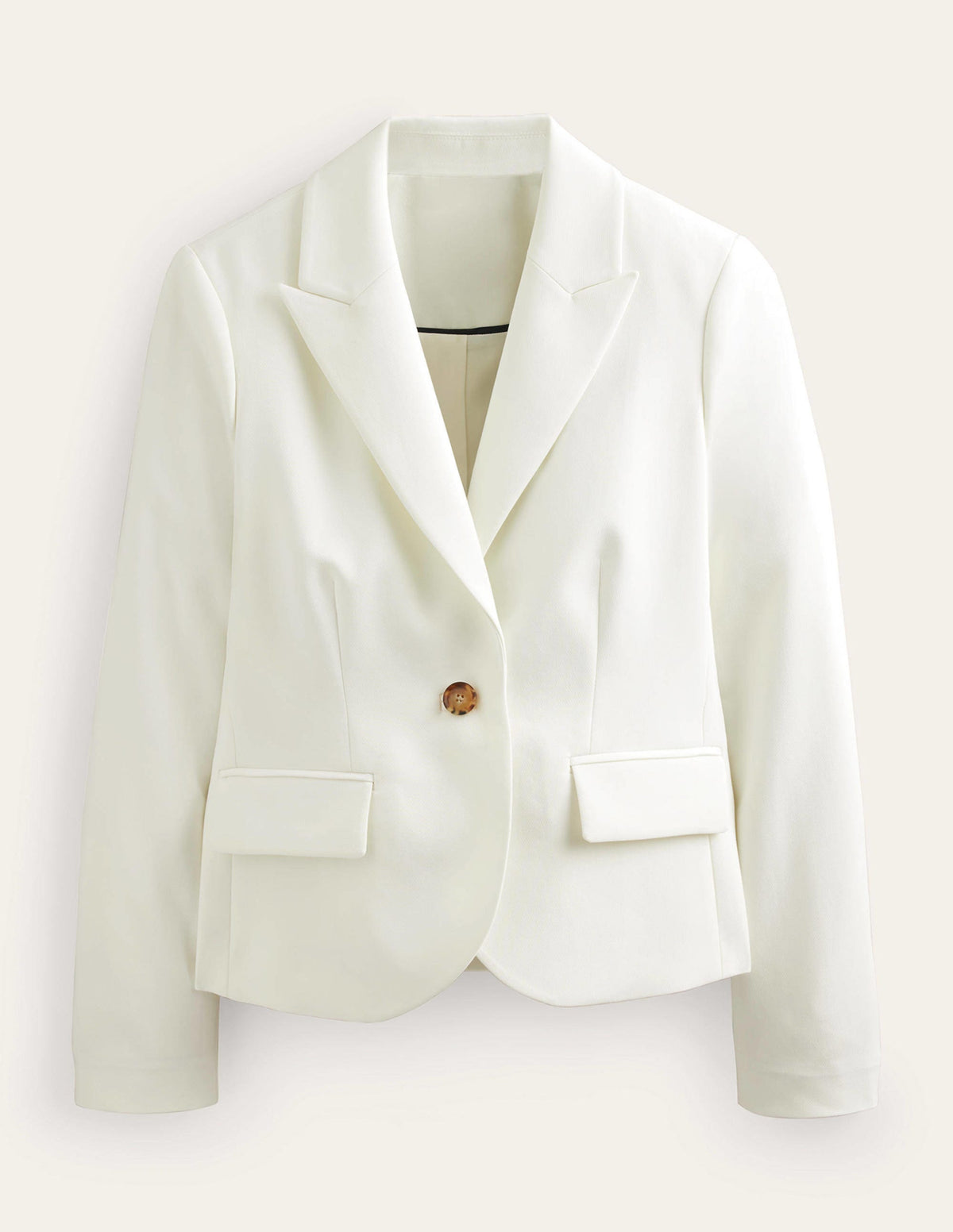 The Canonbury Blazer mit klassischem Schnitt-Naturweiß - Image 6
