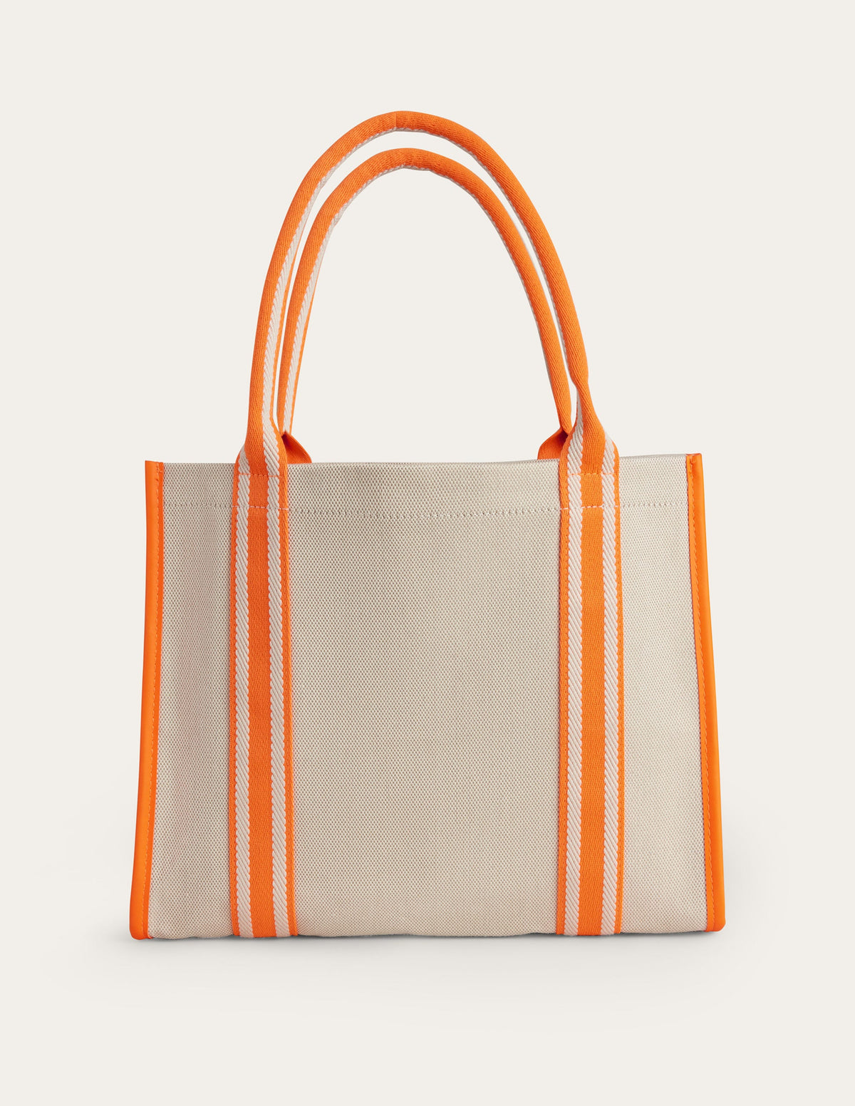 Tilda Canvas Tote Bag-Neon Orange - Image 2
