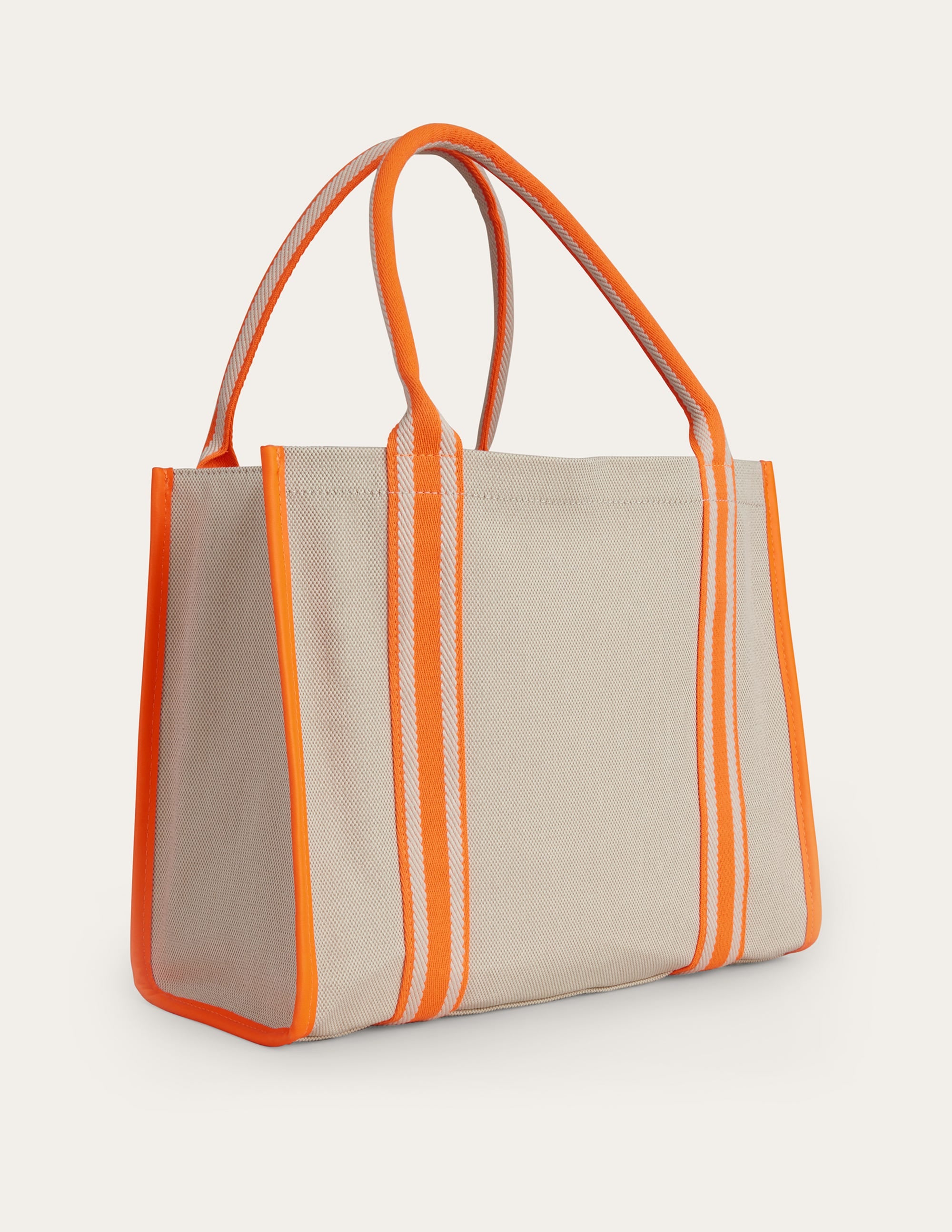 Tilda Canvas Tote Bag-Neon Orange - Image 3