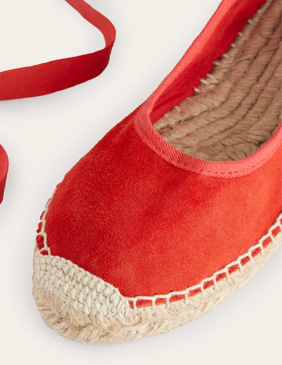 Espadrilles mit Knöchelriemchen-Zinnober - Image 4