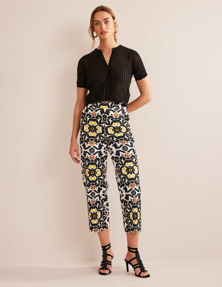 Absatzsandalen mit Perlen-Schwarz