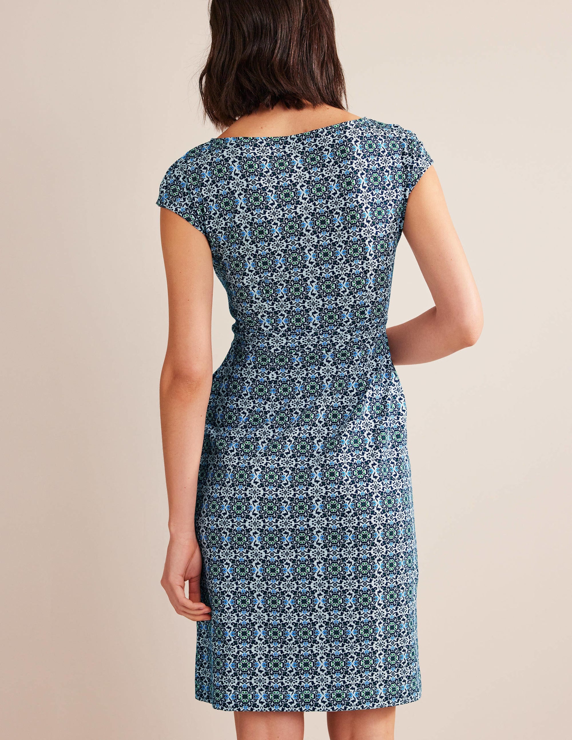 Florrie Jerseykleid-Französisches Marineblau, Opulent Pome - Image 3