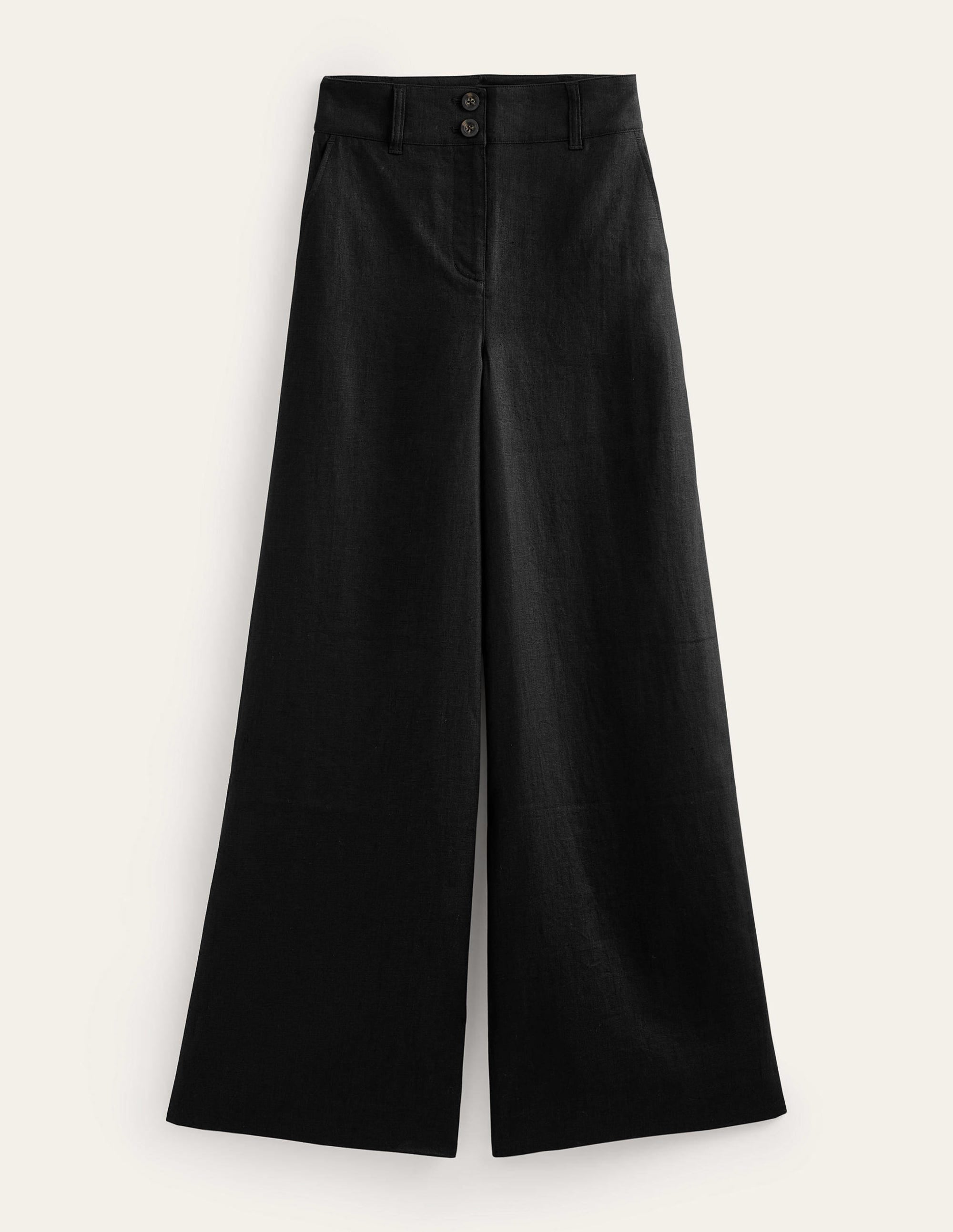 Pantalon Highbury en lin-Noir - Image 5
