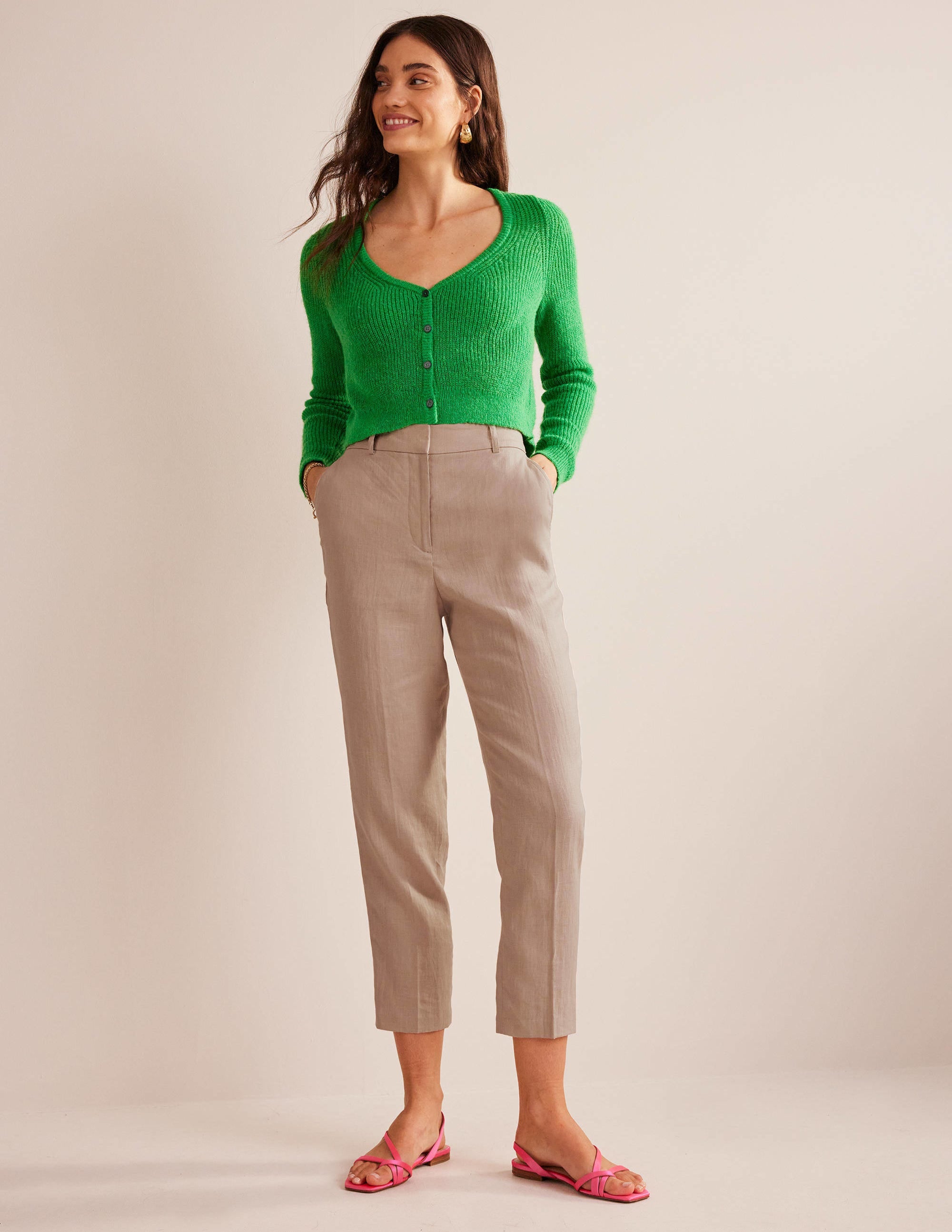 Pantalon Kew en lin-Corde - Image 1