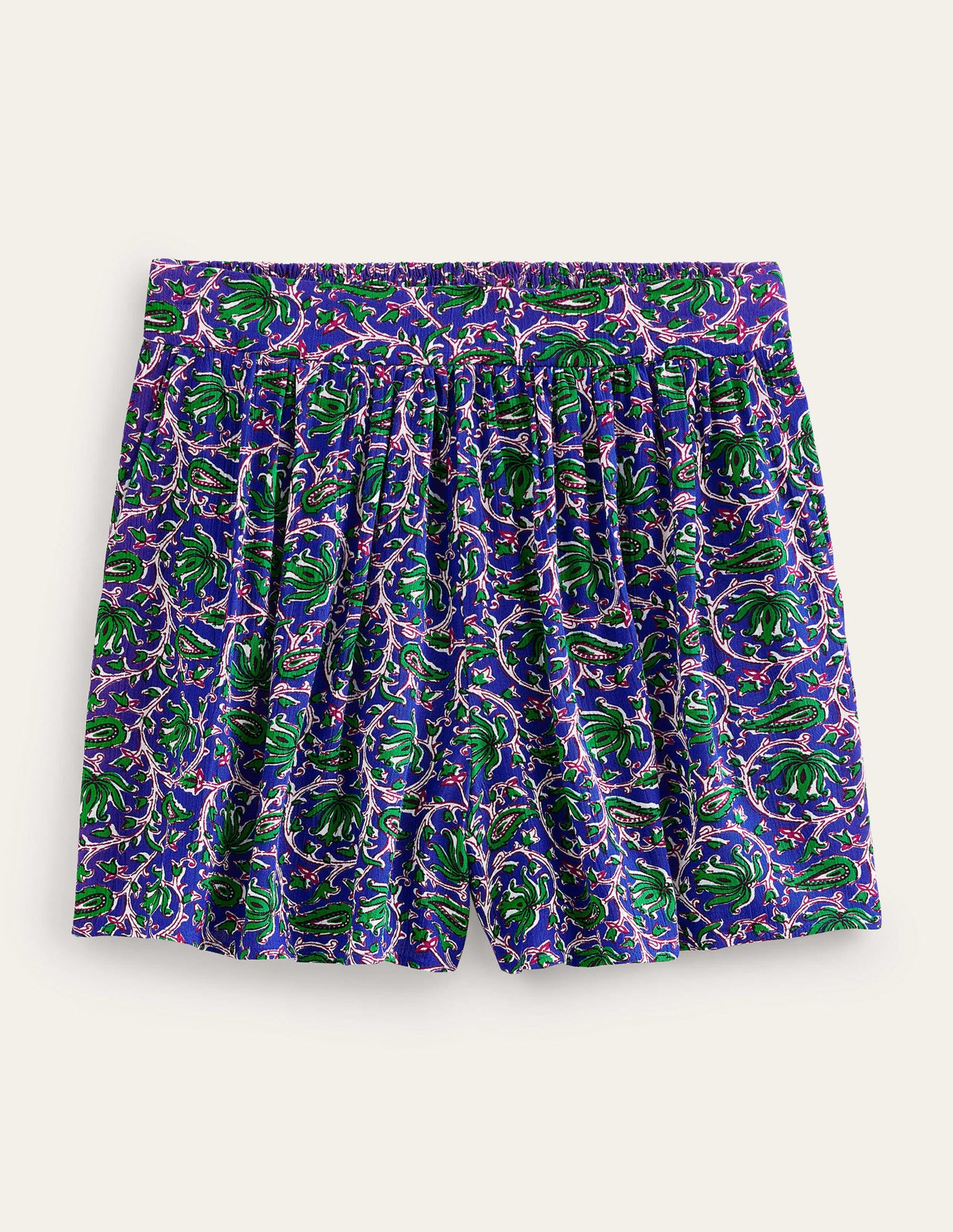 Knittershorts-Blaue Welle, Weinrebe-5