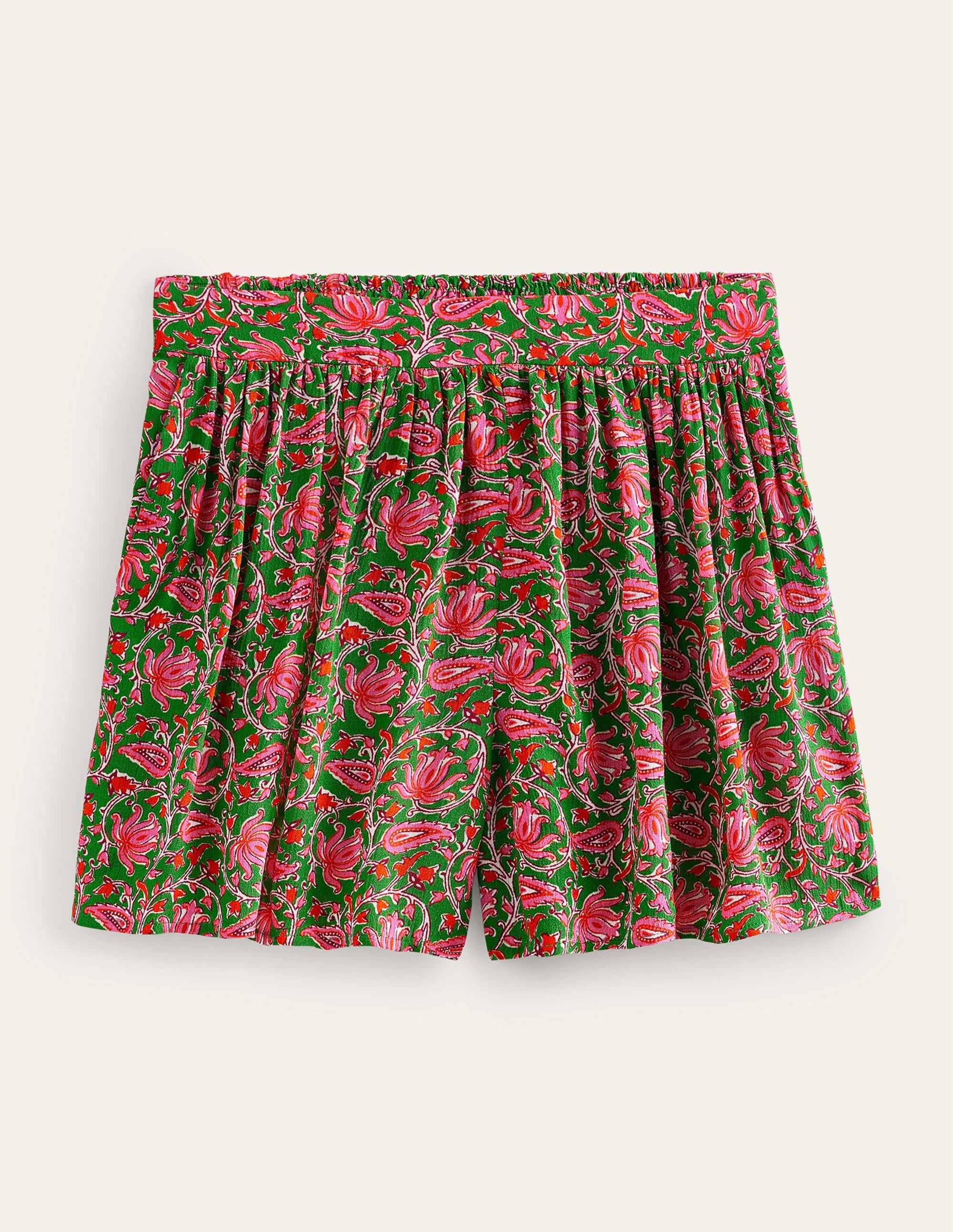 Short plissé-Citron vert, motif Botanic Vine - Image 5
