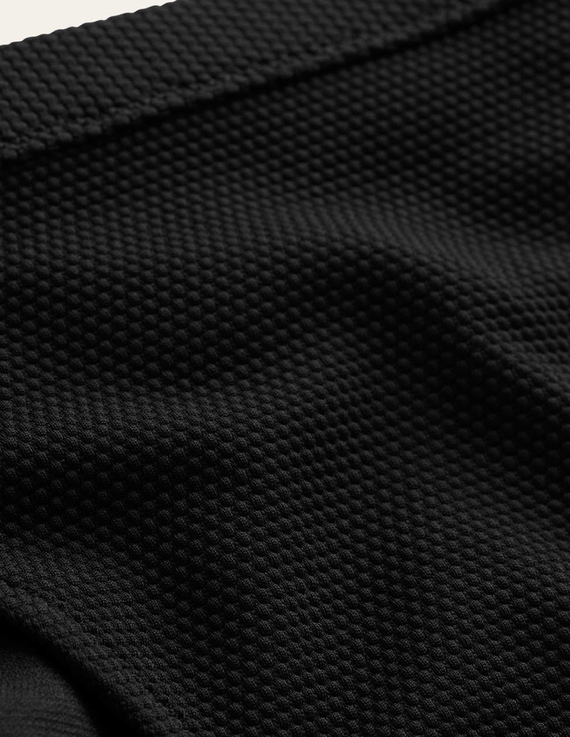 Texture Tanga Bikini Bottoms-Black, Honeycomb Texture-6