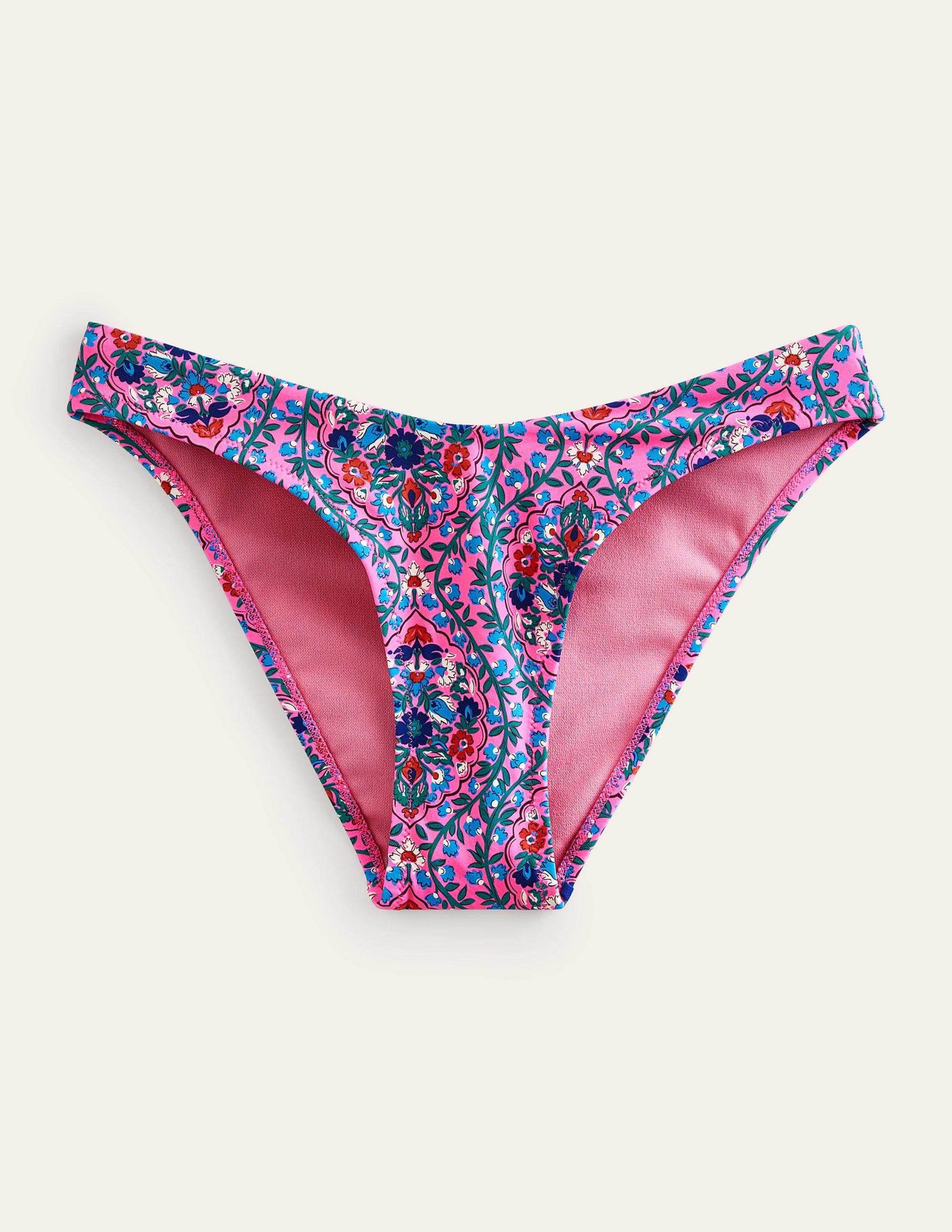 Bikinihose mit geschwungenem Taillenbund-Festivalrosa, Weinterrasse - Image 5